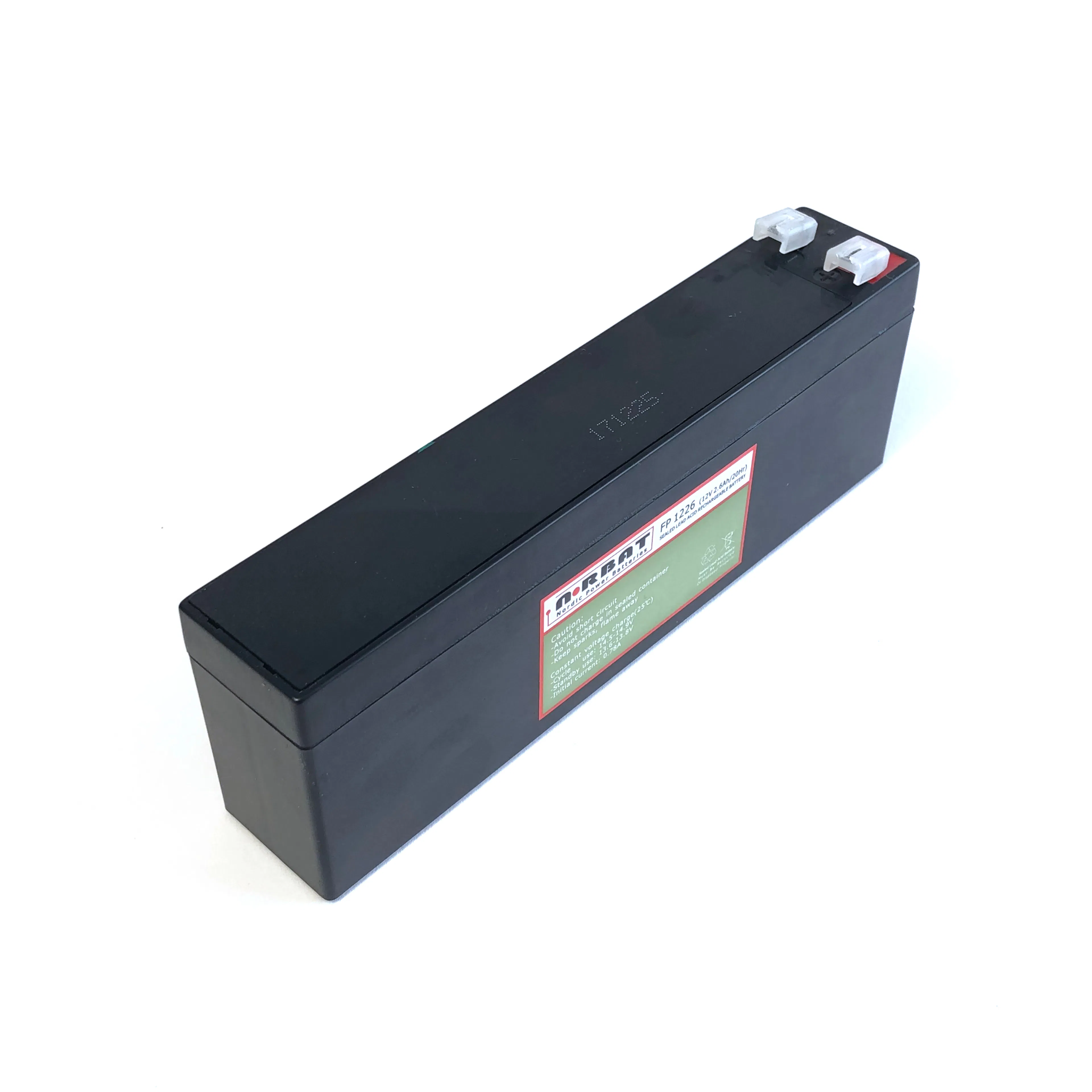 Batteri Cinderella  12V 2,6 Ah