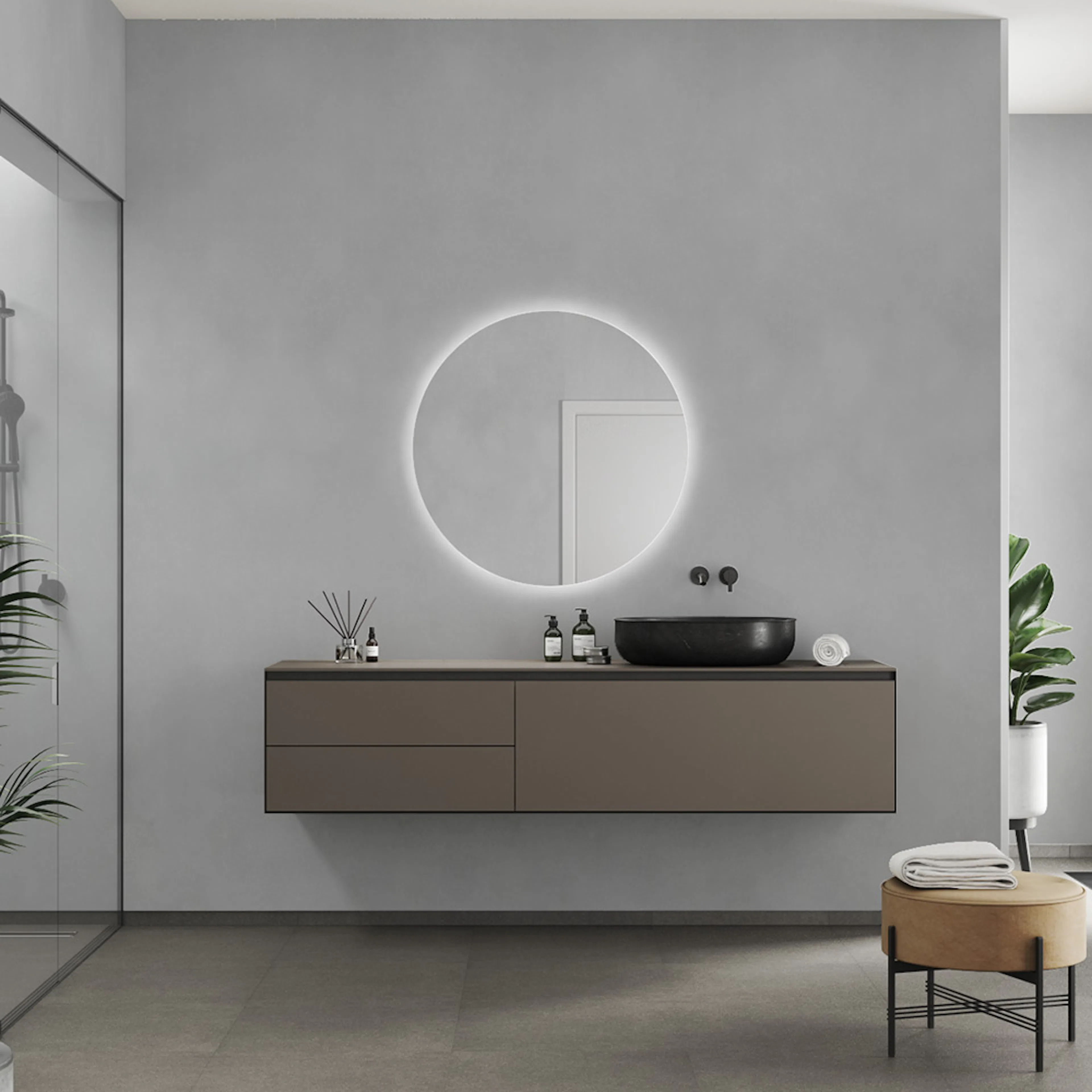 Våtrumsskiva Fibo 432442 S Meton Grey 10x620x3020 mm