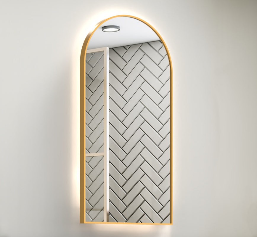 Signe 40x80 guld - 4000K Guld, 40x80 cm, 4000K