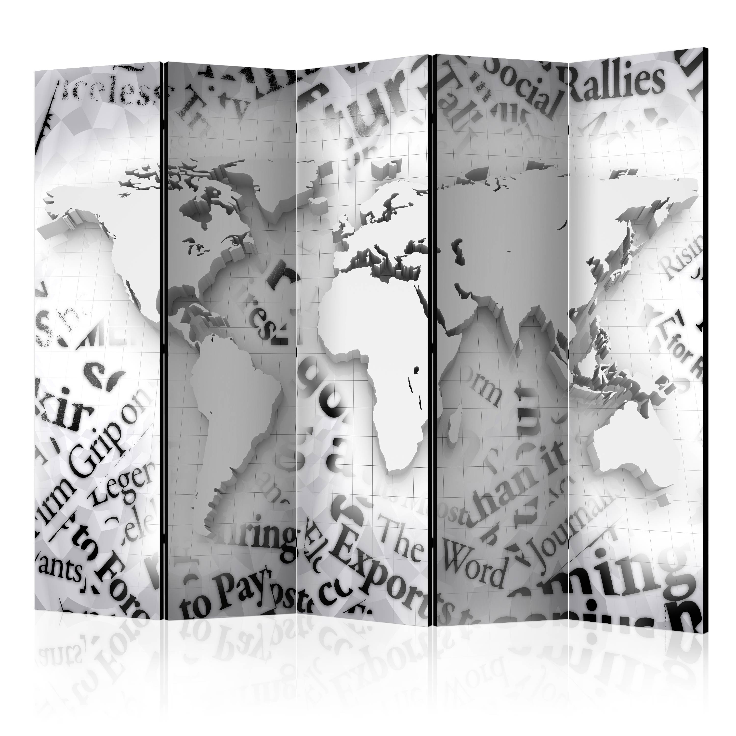Rumsavdelare Arkiio The World of Newspapers II 225x172 cm