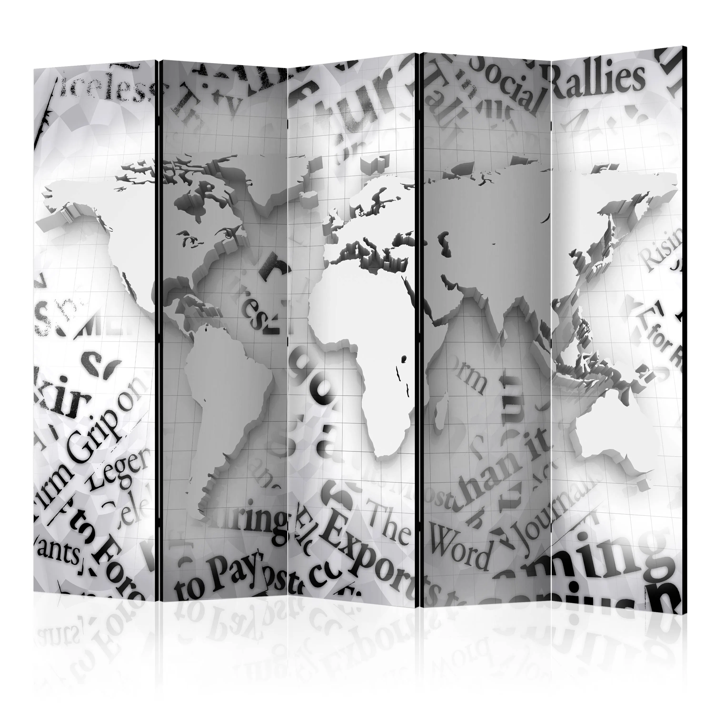 Rumsavdelare Arkiio The World of Newspapers II 225x172 cm