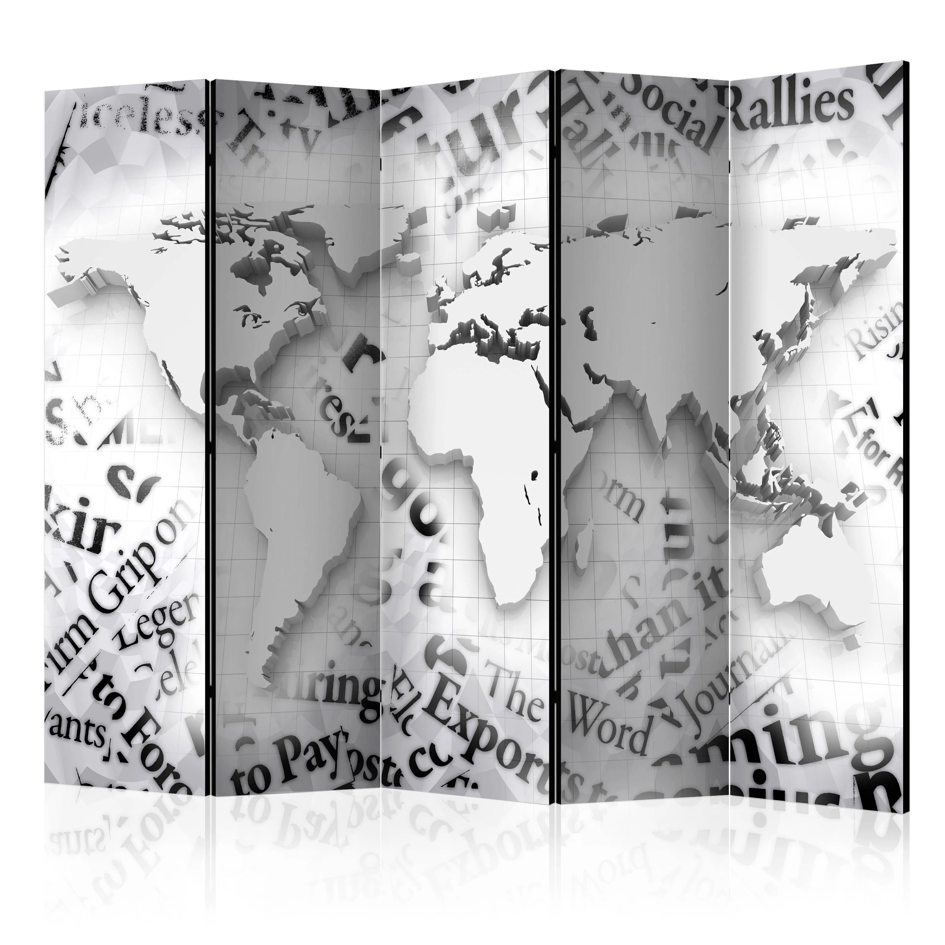Rumsavdelare Arkiio The World of Newspapers II 225x172 cm