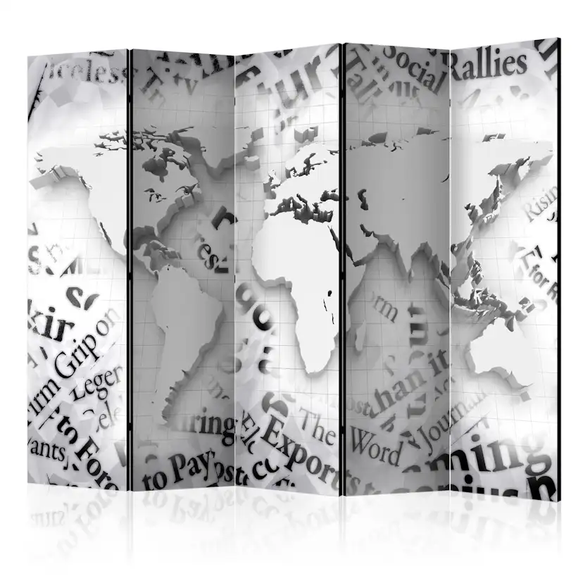 Rumsavdelare Arkiio The World of Newspapers II 225x172 cm