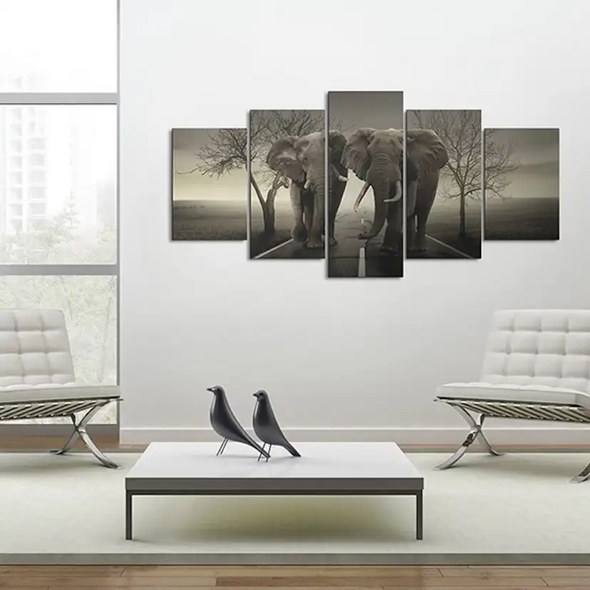 Tavla - It's a wild World! 100x50 100x50 cm