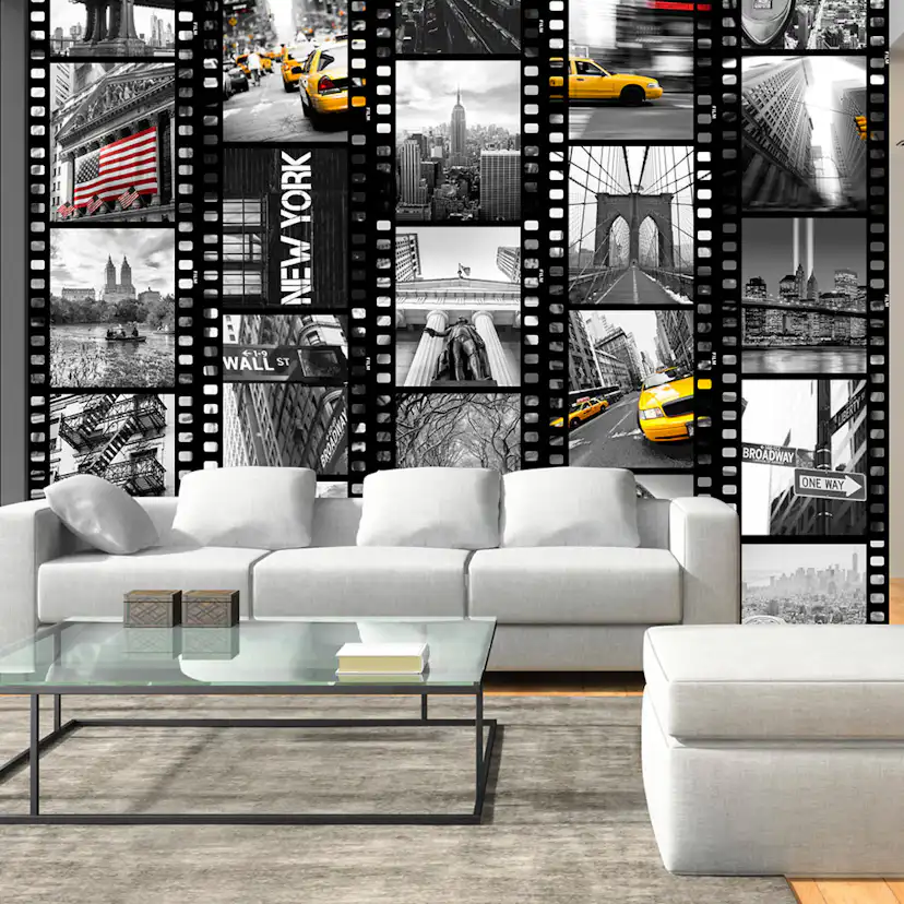 Fototapet Arkiio NY Diversity collage 50x1000 cm