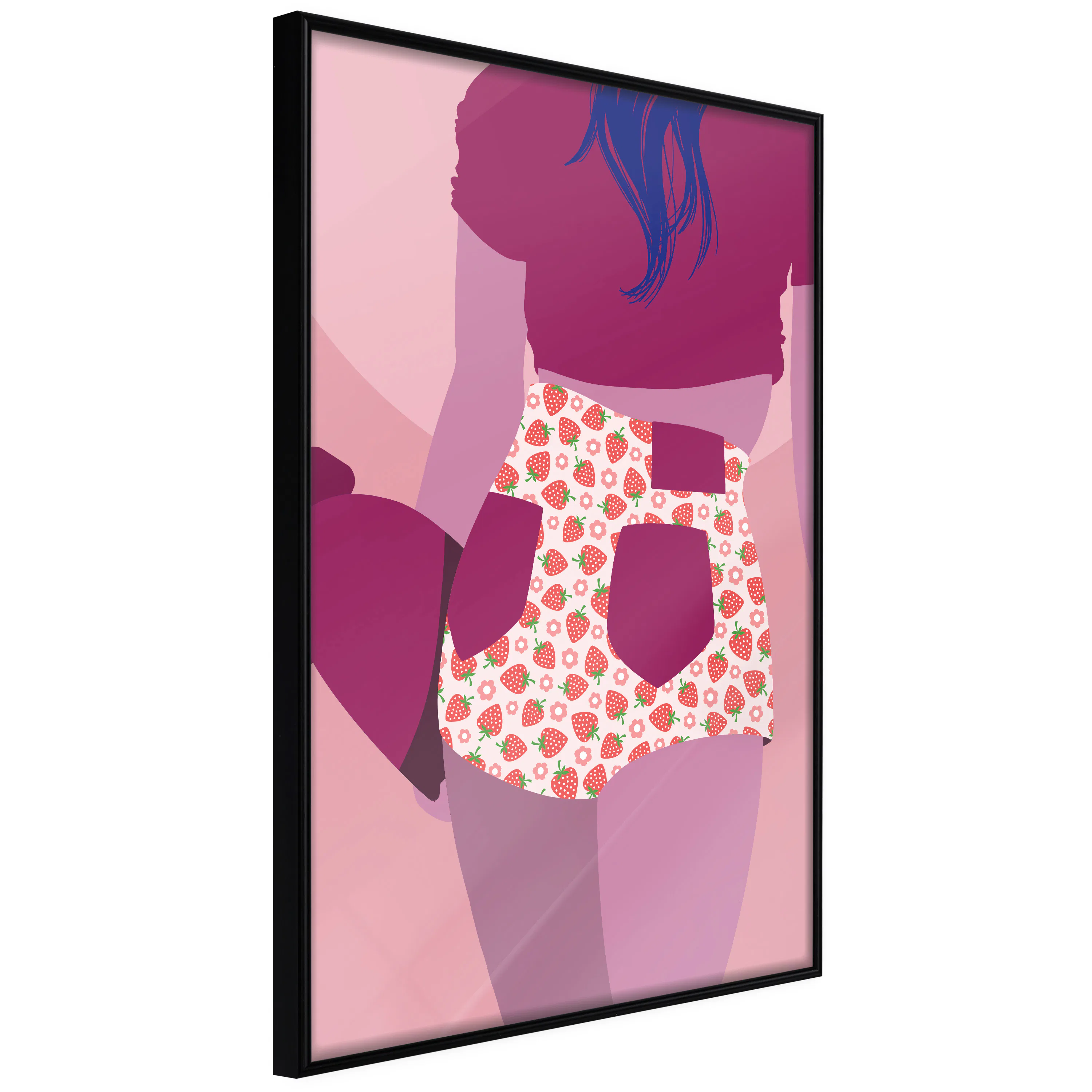 Poster Artgeist Affisch Strawberries Shorts