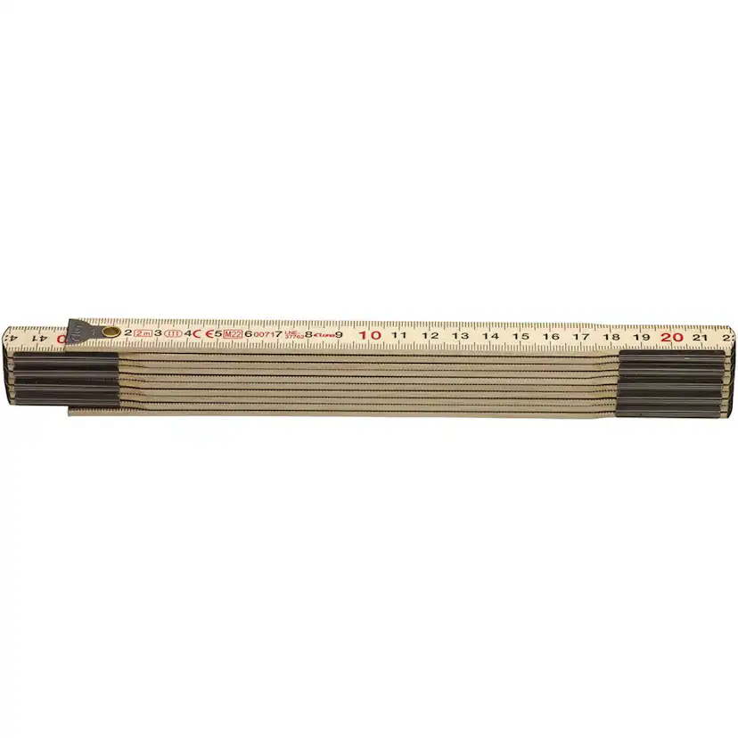 Meterstock Luna Tools mm Trä 2m