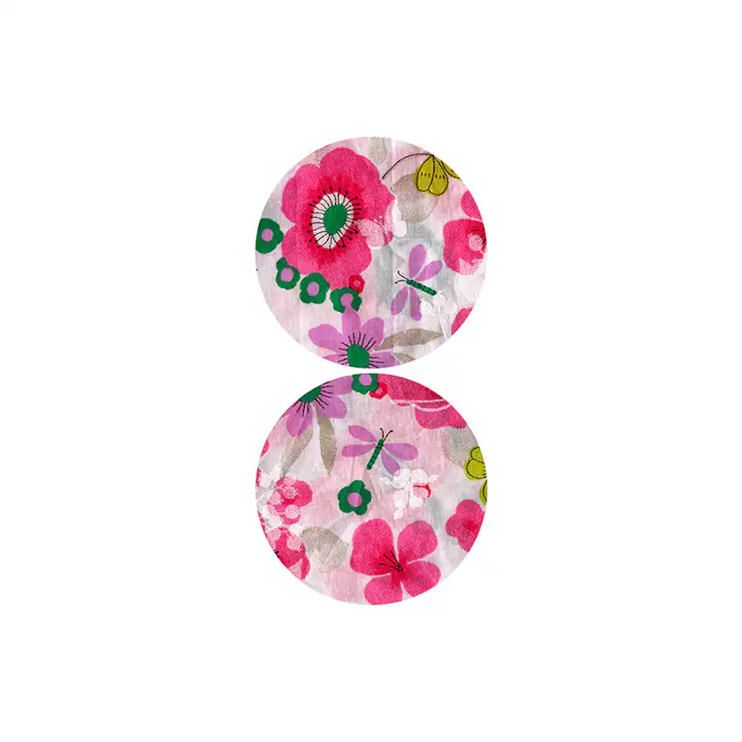 Fototapet Arkiio Pink meadow circle 50x1000 cm