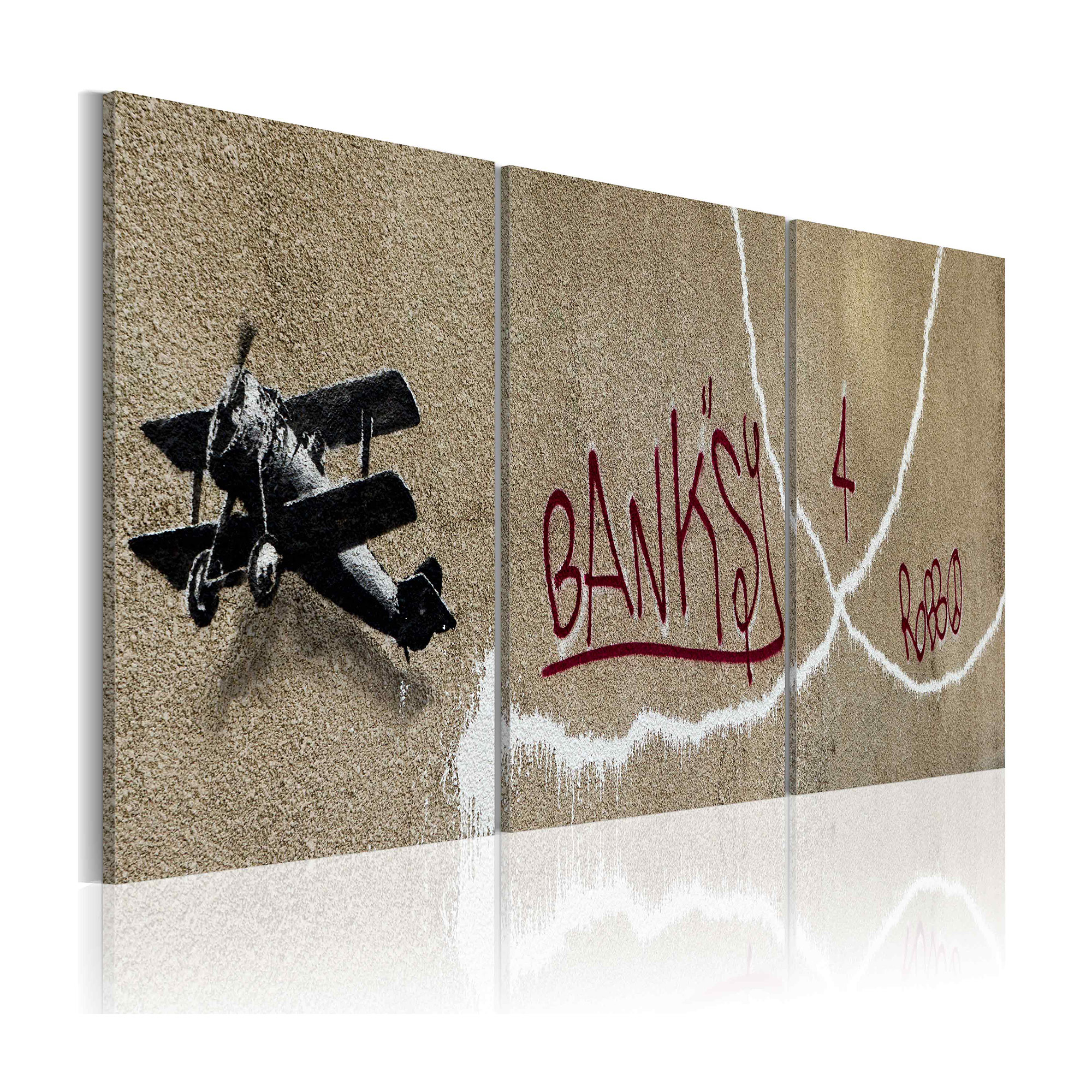 Tavla Arkiio Flygplan Bansky