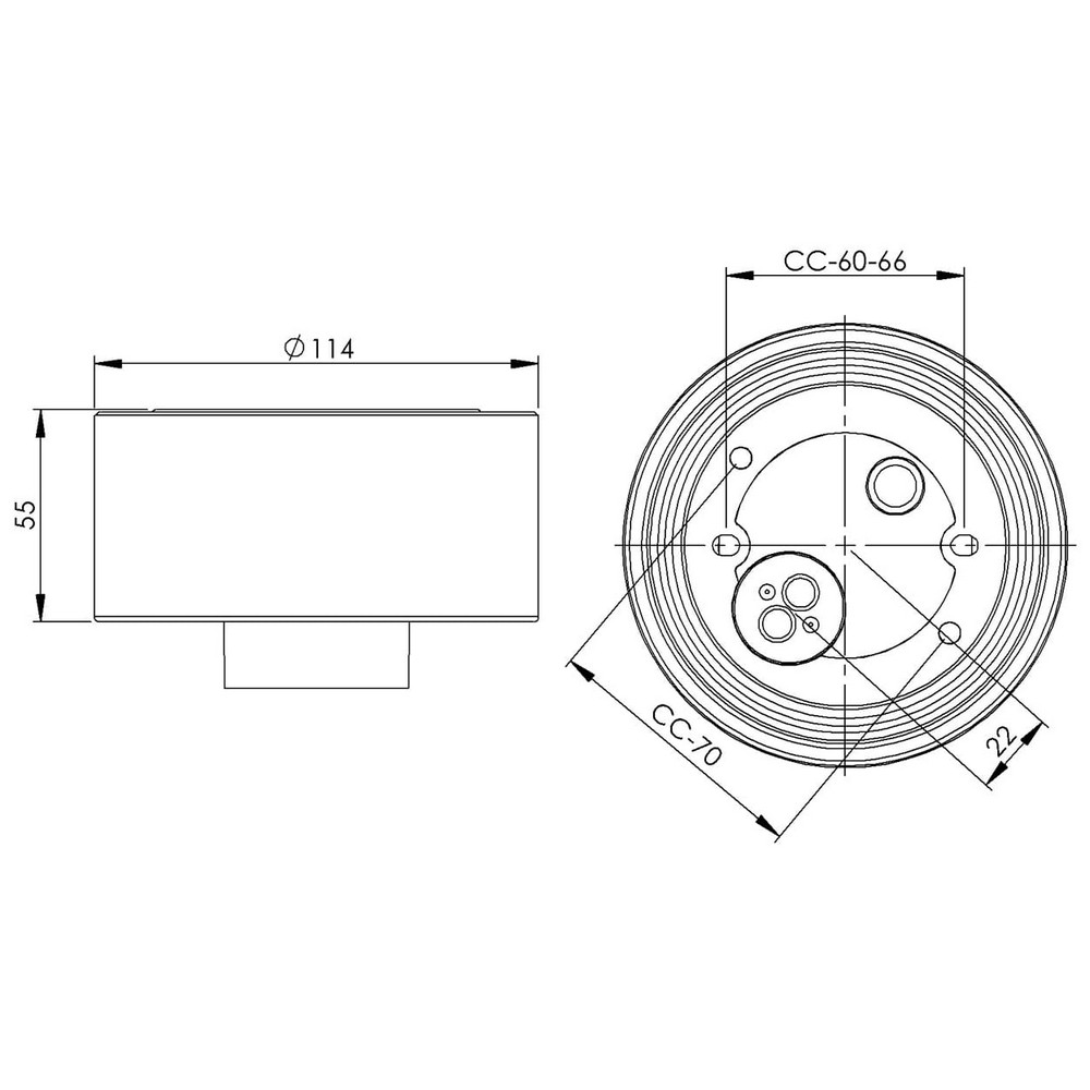 Armatursockel Ifö Electric IP54 Rak E27 60 W