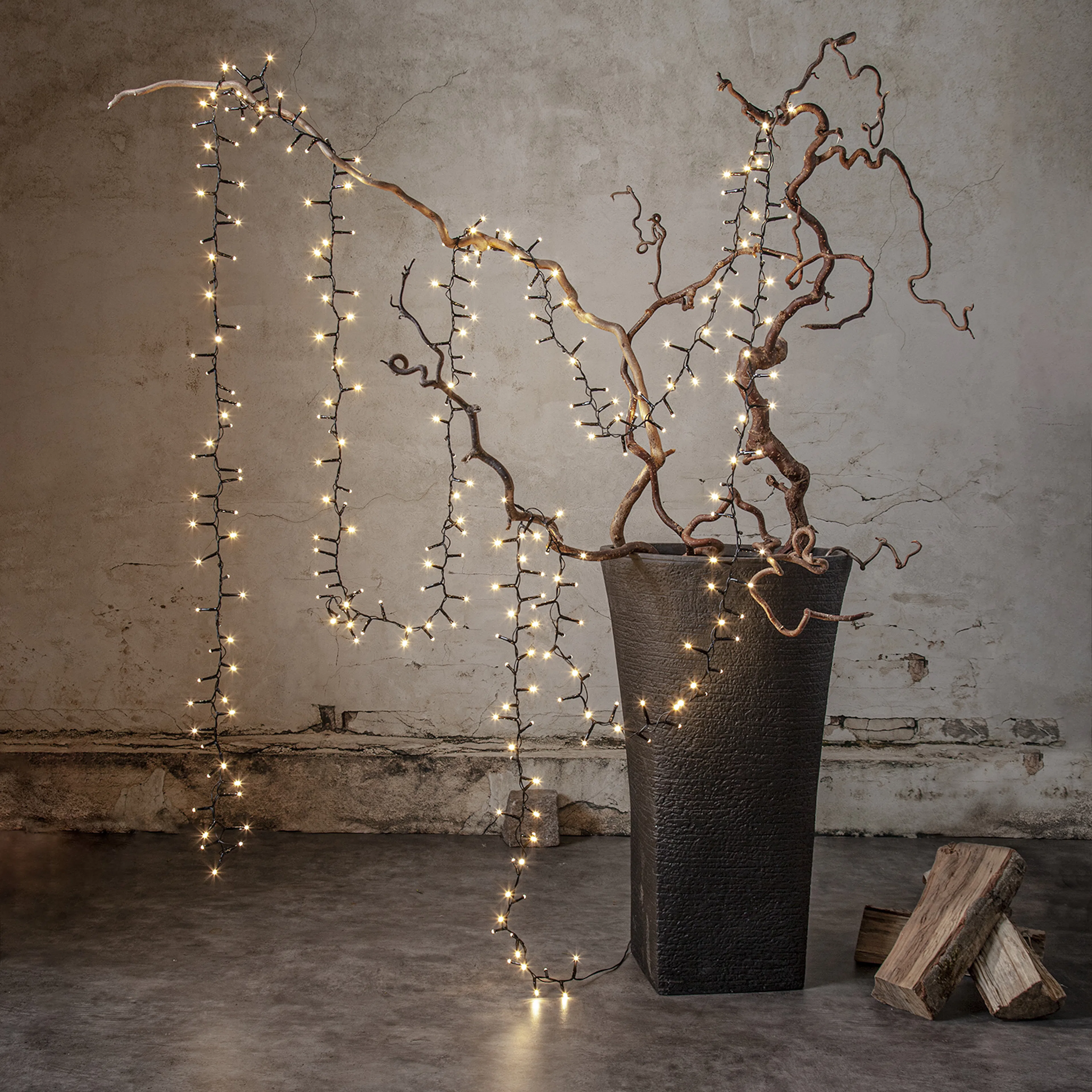 Ljusslinga Star Trading Shiny Warm White