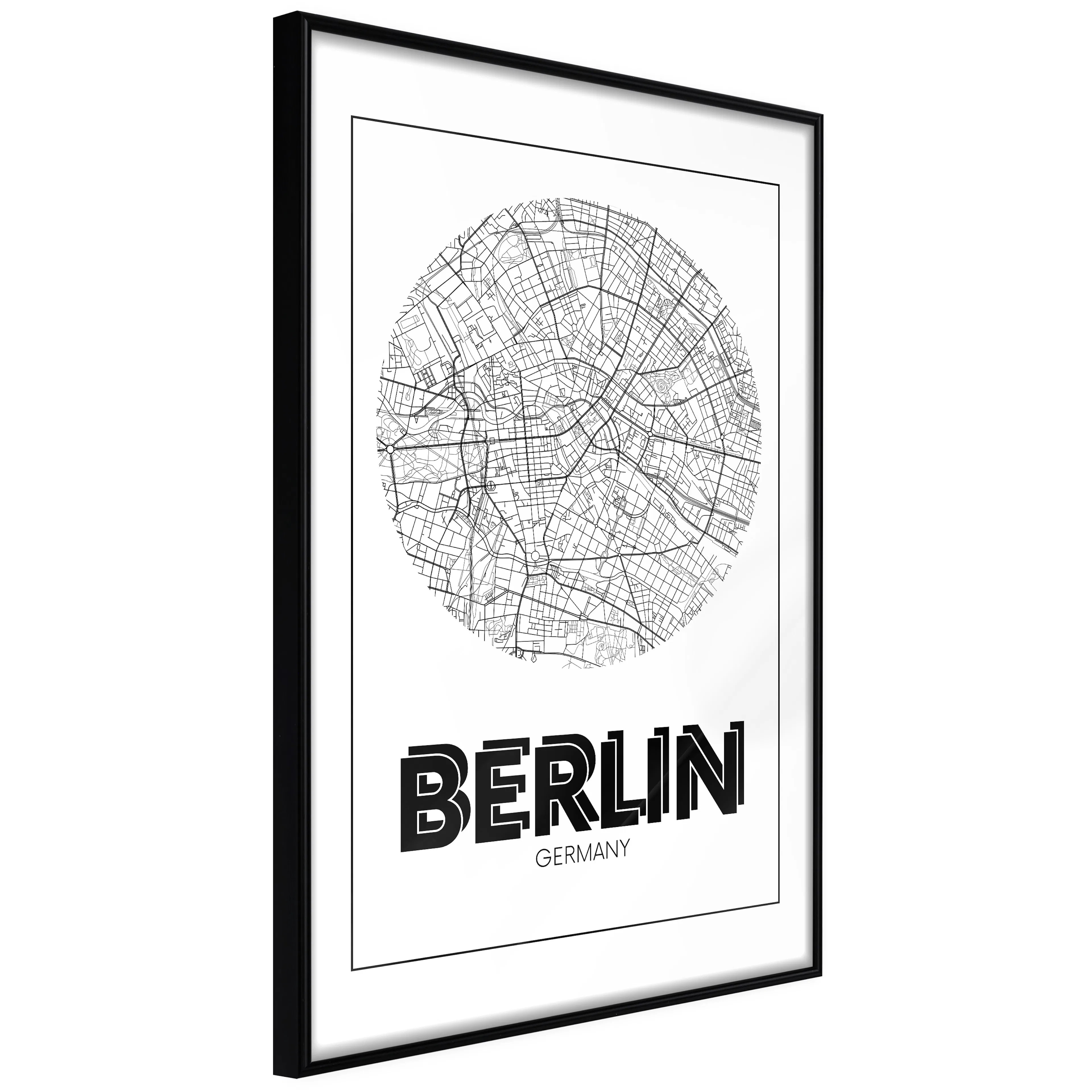 Poster Artgeist Affisch Retro Berlin