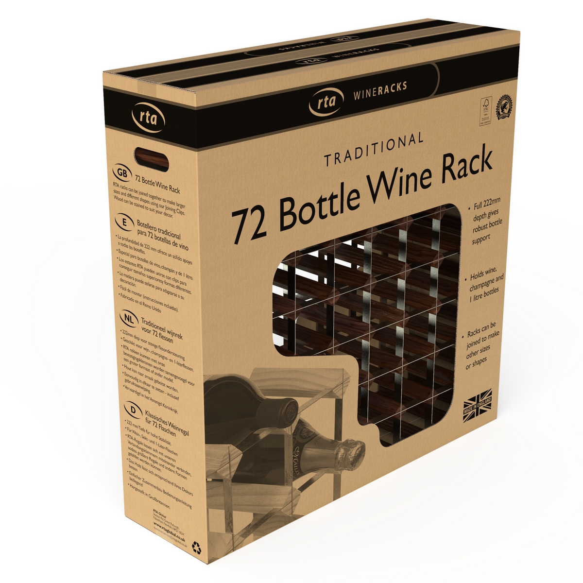 Vinställ RTA Global 72 Flaskor 8x8