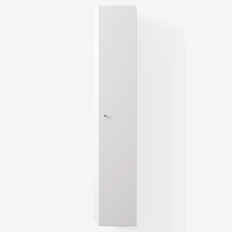 Högskåp Ballingslöv HD30 Mono 1 Dörr D=176 Vit melamin Sim Vit, En Lucka