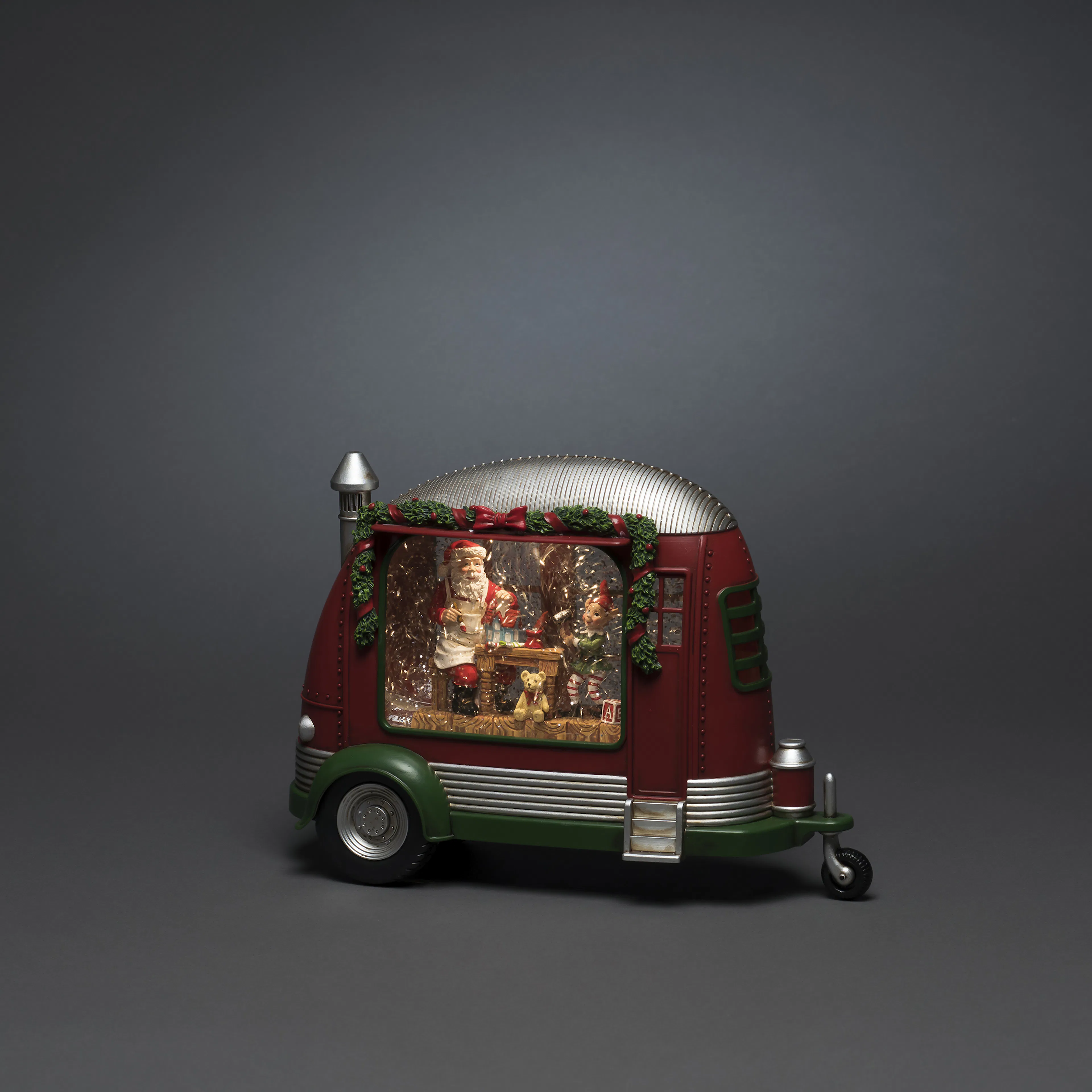 Juldekoration Gnosjö Konstsmide Husvagn med Tomte