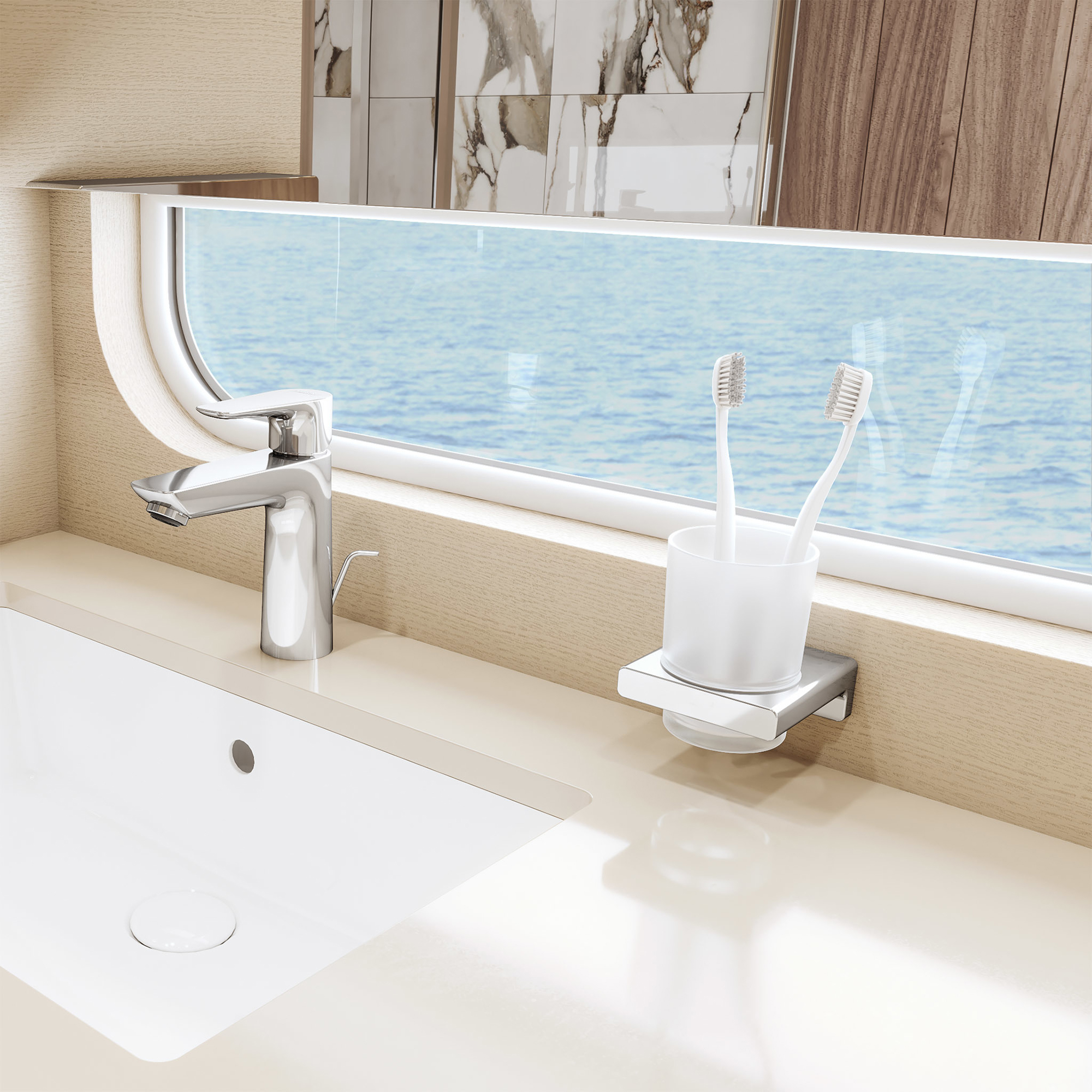 Hansgrohe AddStoris Tandborstmugg Krom Krom