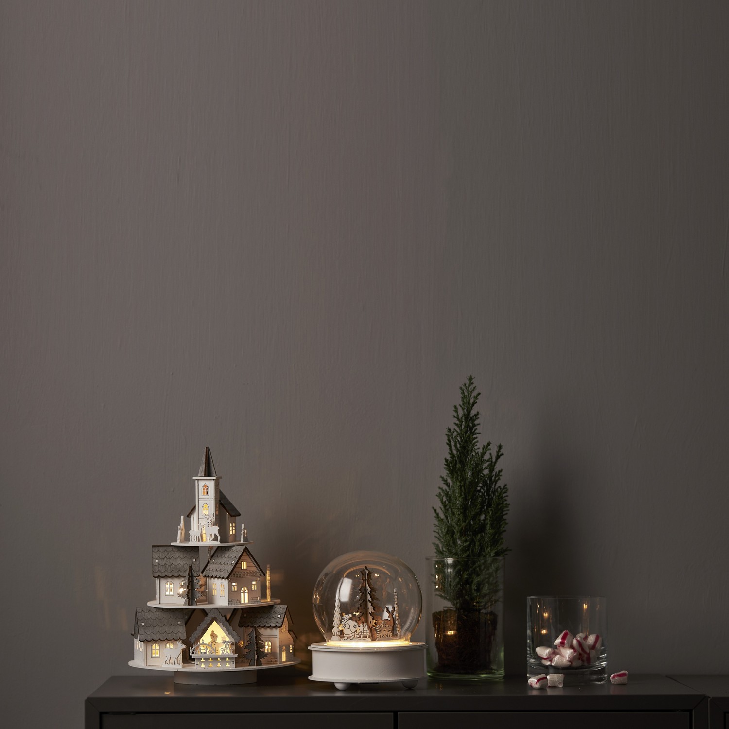 Juldekoration Star Trading Grauberg Speldosa