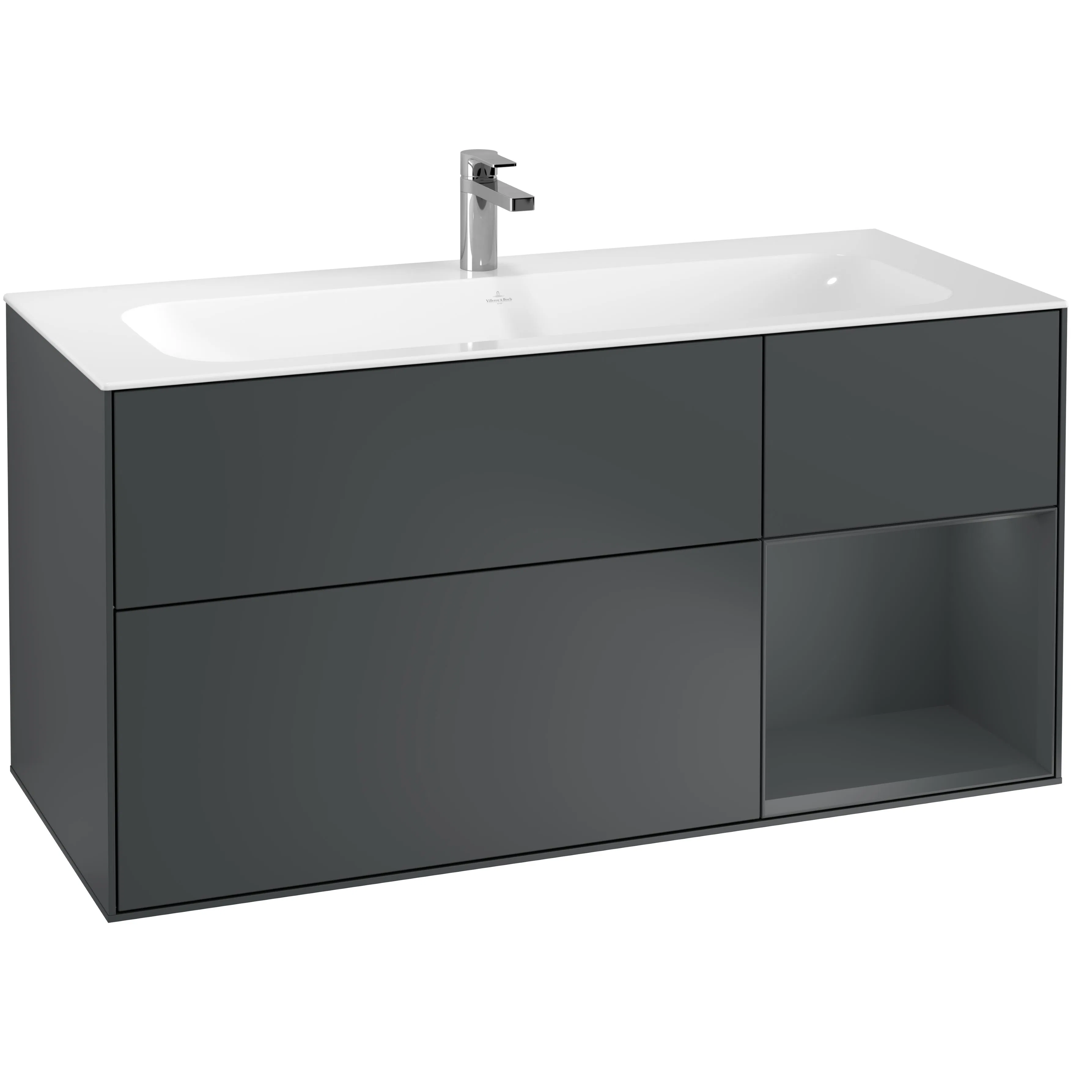 Tvättställsskåp Villeroy & Boch Finion med 3 Lådor och Hylla för Inbyggt Tvättställ