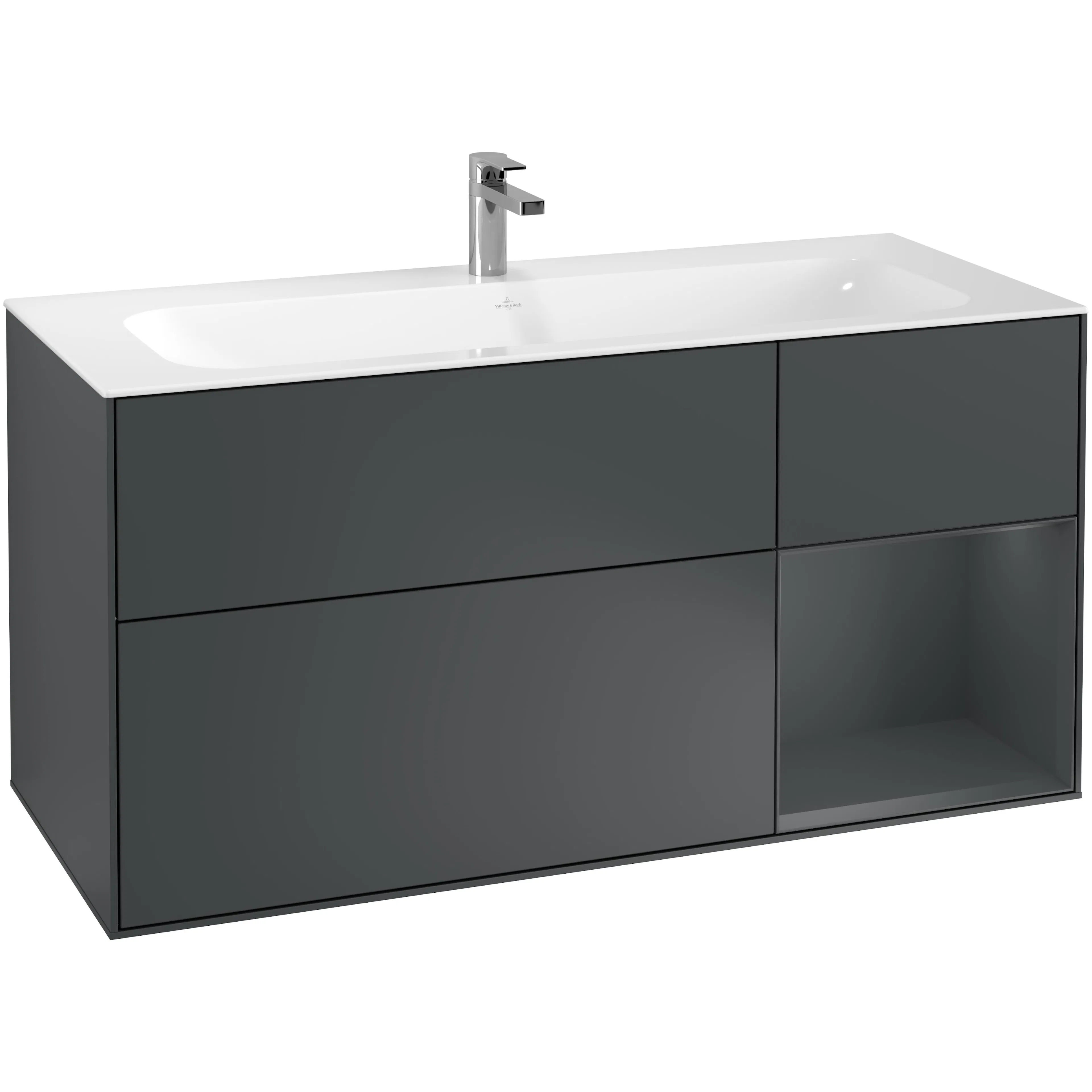 Tvättställsskåp Villeroy & Boch Finion med 3 Lådor och Hylla för Inbyggt Tvättställ