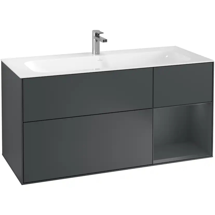 Tvättställsskåp Villeroy & Boch Finion med 3 Lådor och Hylla för Inbyggt Tvättställ