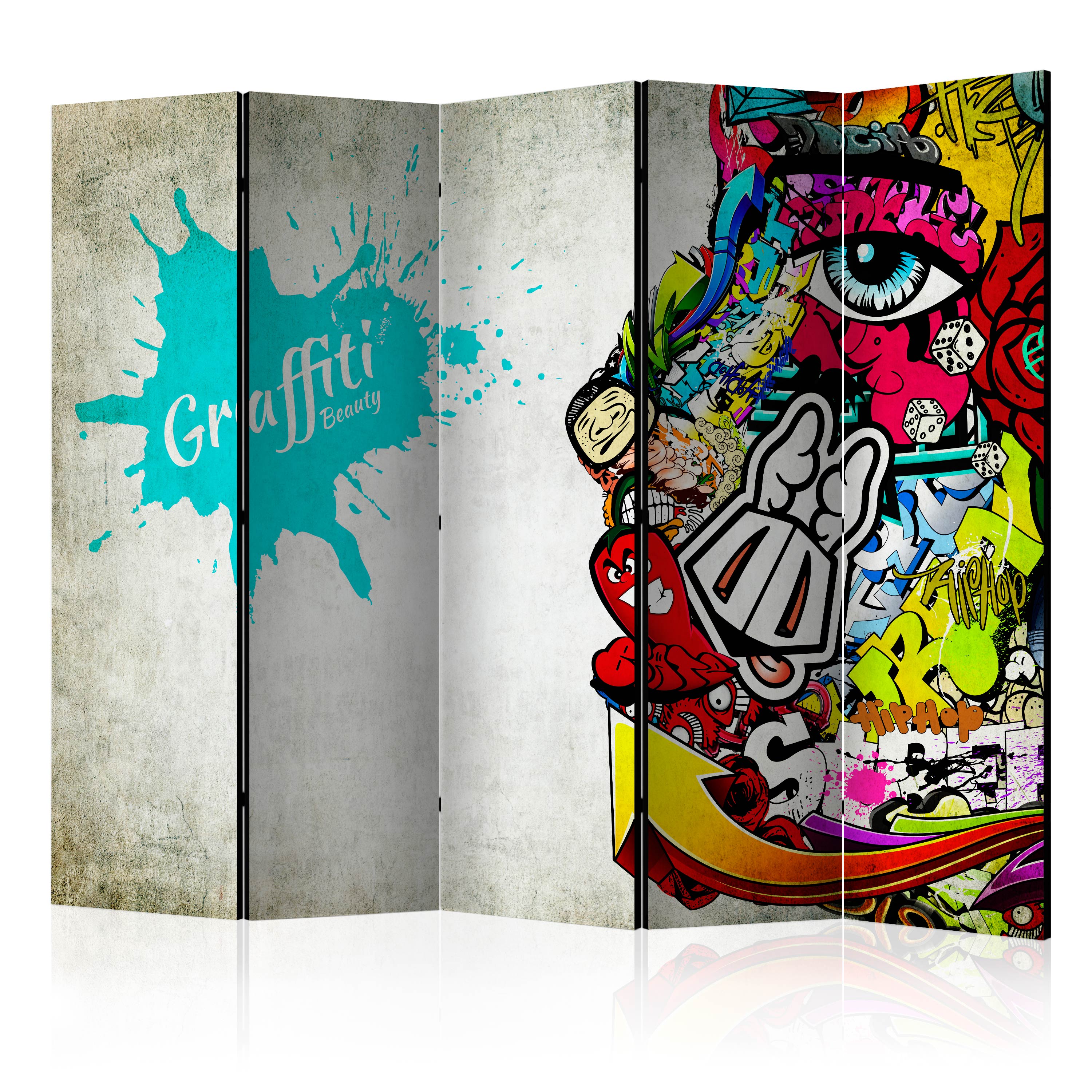 Rumsavdelare Arkiio Graffiti Beauty II 225x172 cm