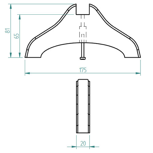 Fot Lundbergs Tass Vit