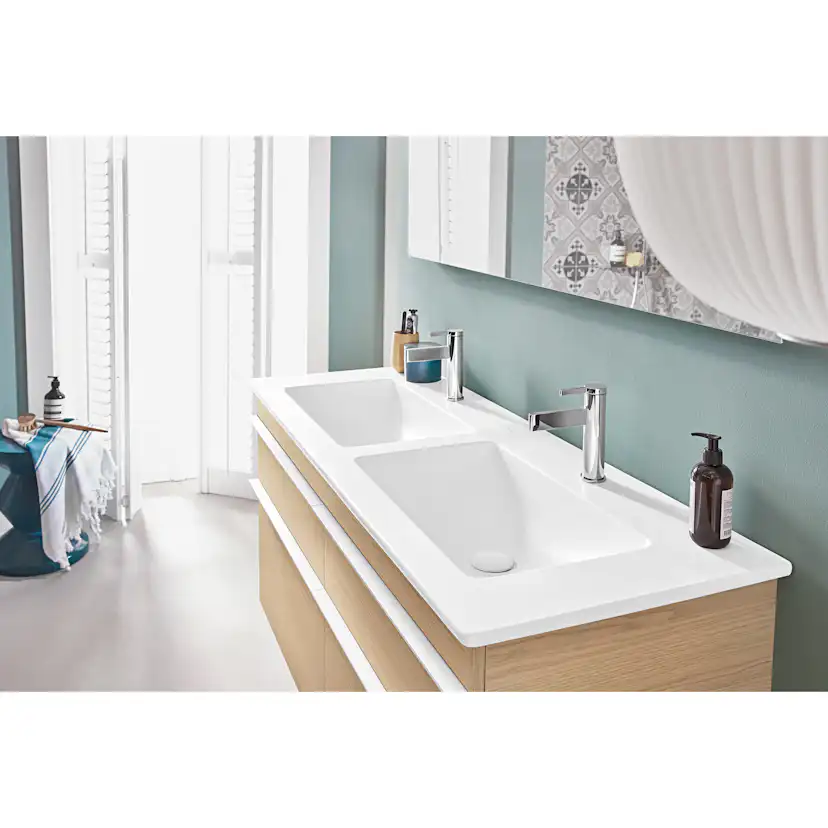 Tvättställsskåp Villeroy & Boch Venticello 125 cm med 4 Lådor för Dubbla Tvättställ