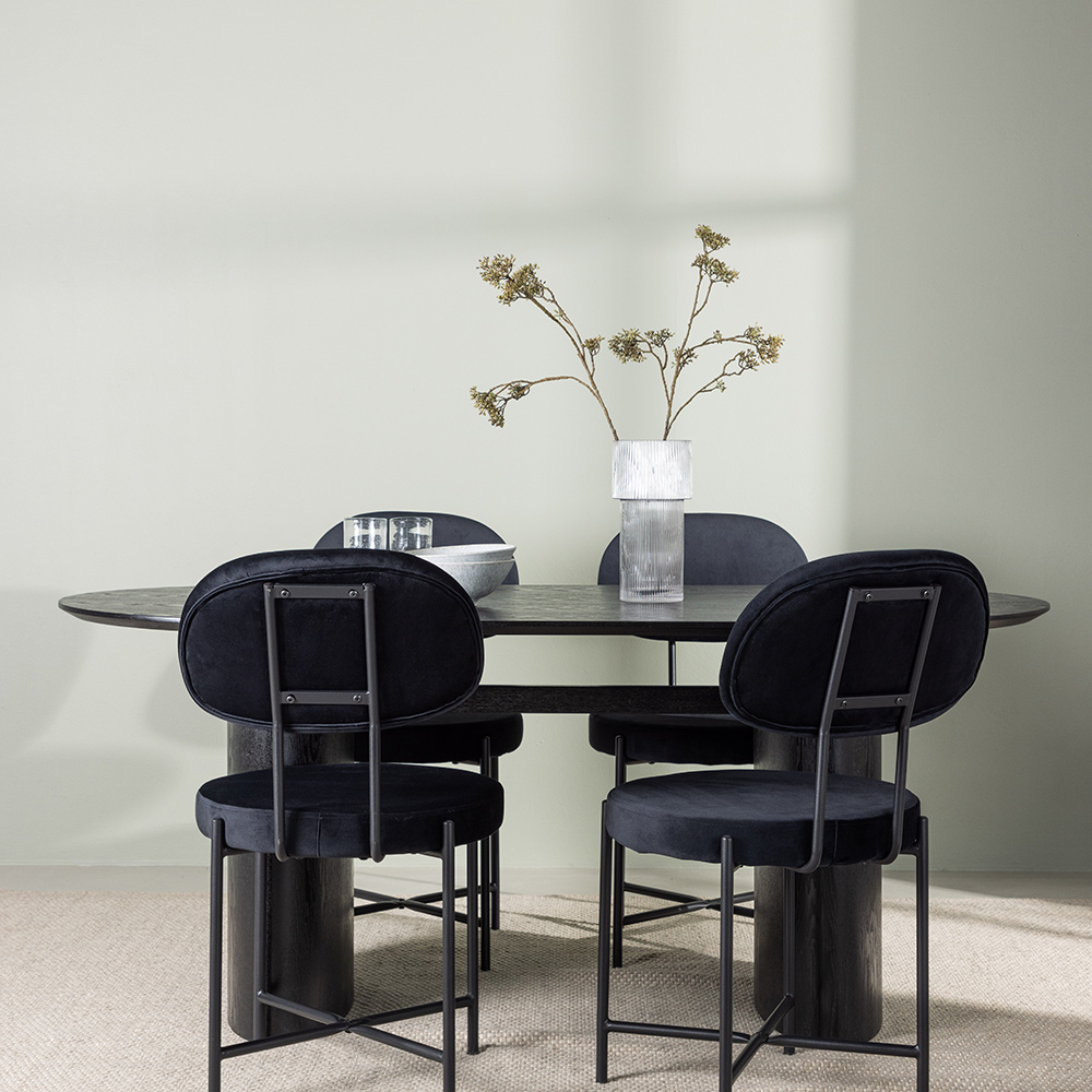 Matgrupp Venture Home Isolde med 4 st Stella stolar