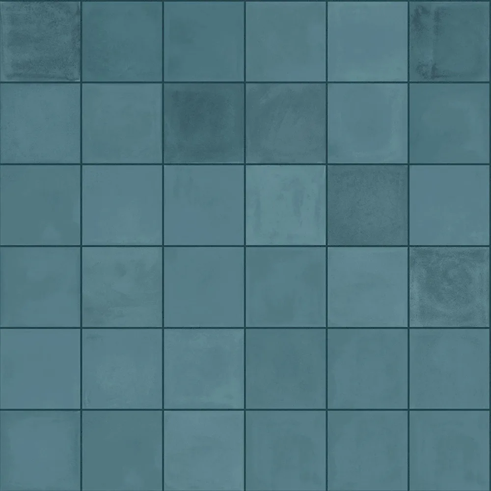 Klinker Marazzi Group D Segni Blend Azzuro Blå 10x10 cm