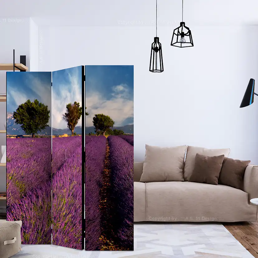 Rumsavdelare Arkiio Lavender Field In Provence France 135x172 cm