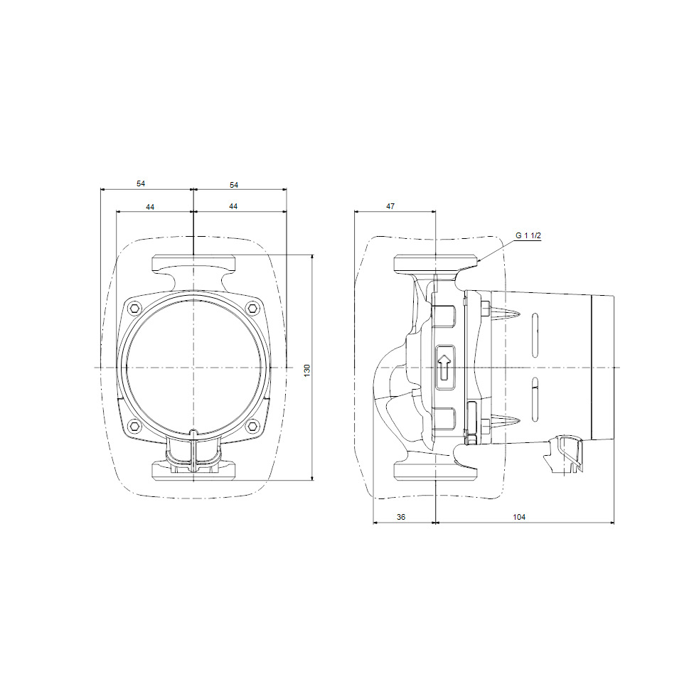Cirkulationspump Grundfos Alpha1