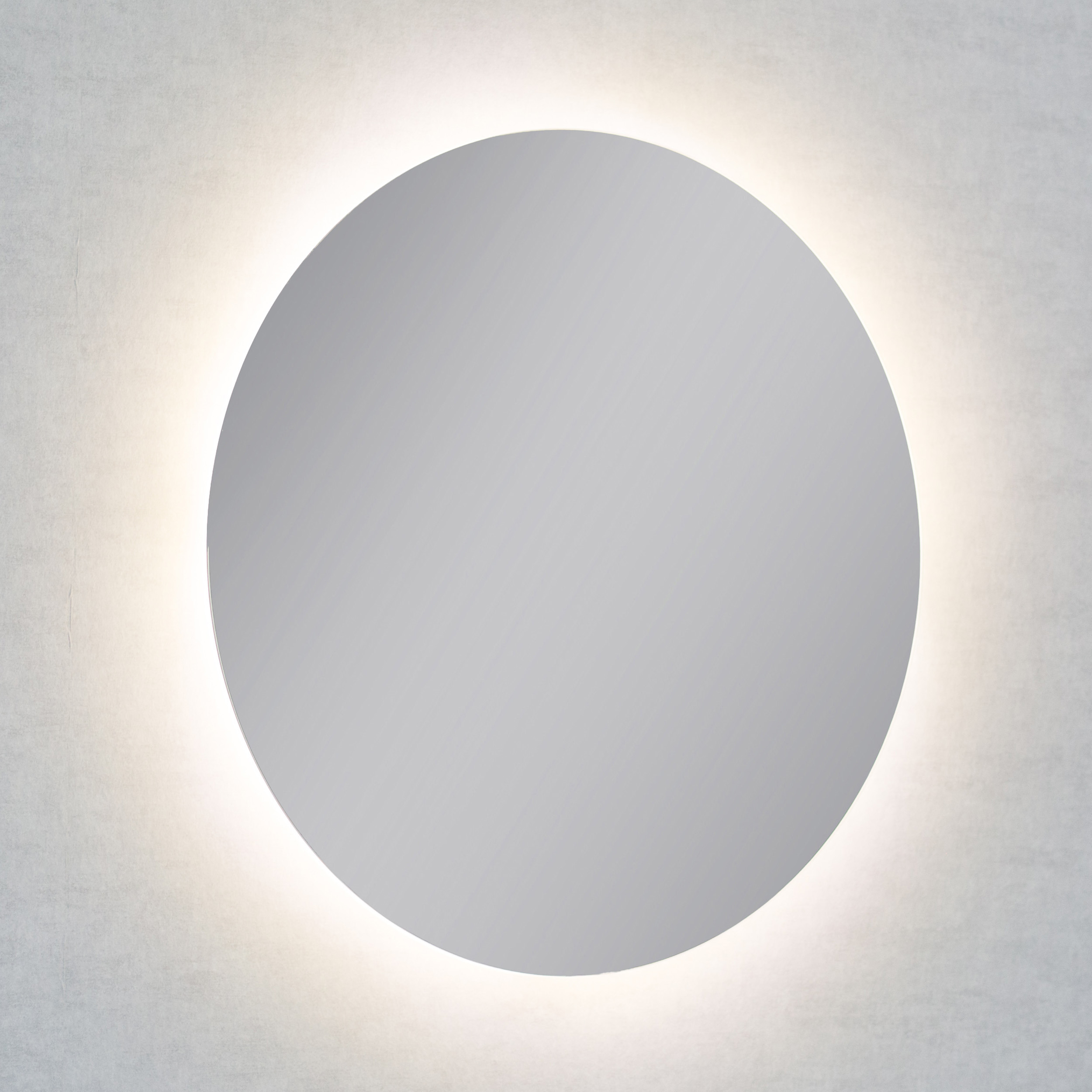 Spegel Vidi Moon Rund med LED-belysning