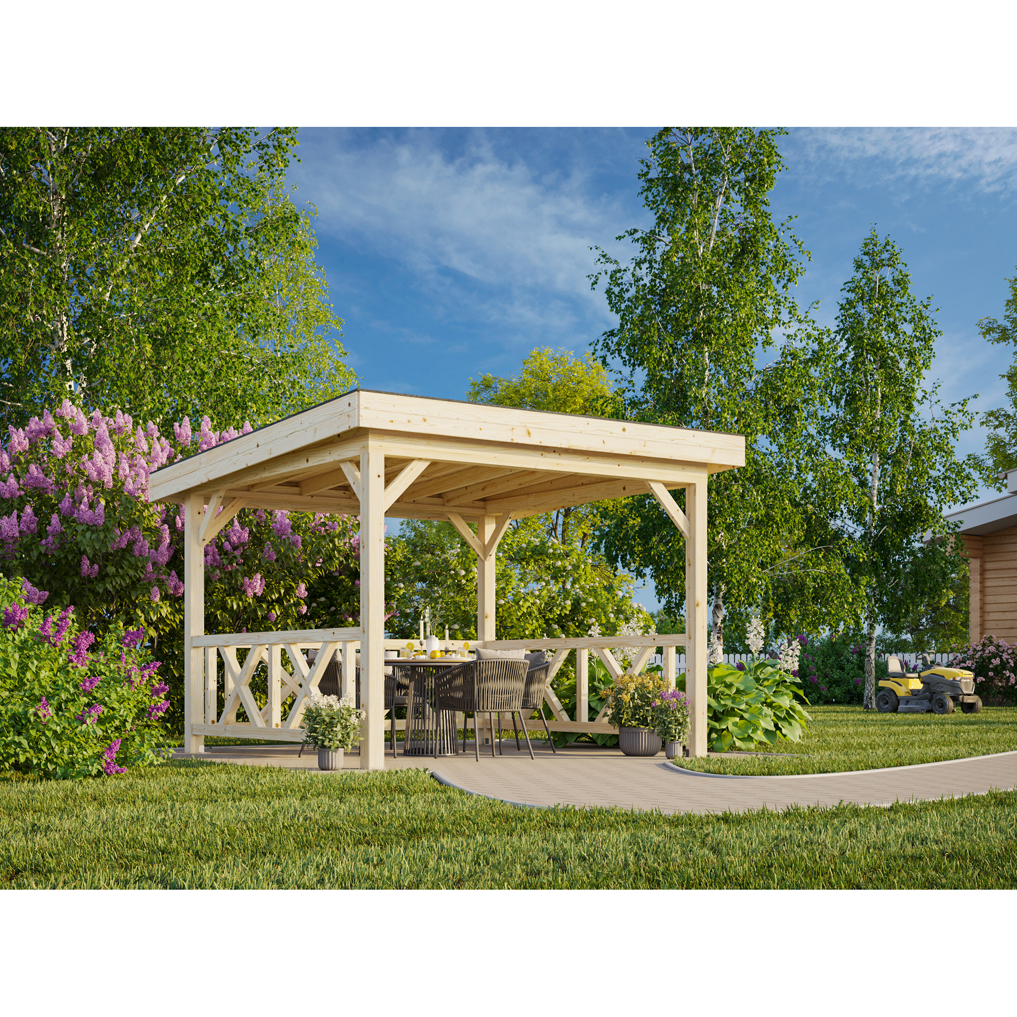 Paviljong Palmako Lenna 8,3 m2 Set 301