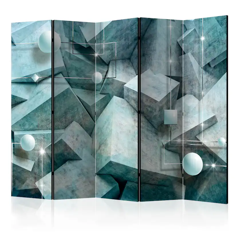 Rumsavdelare Arkiio Concrete Cubes Green II 225x172 cm