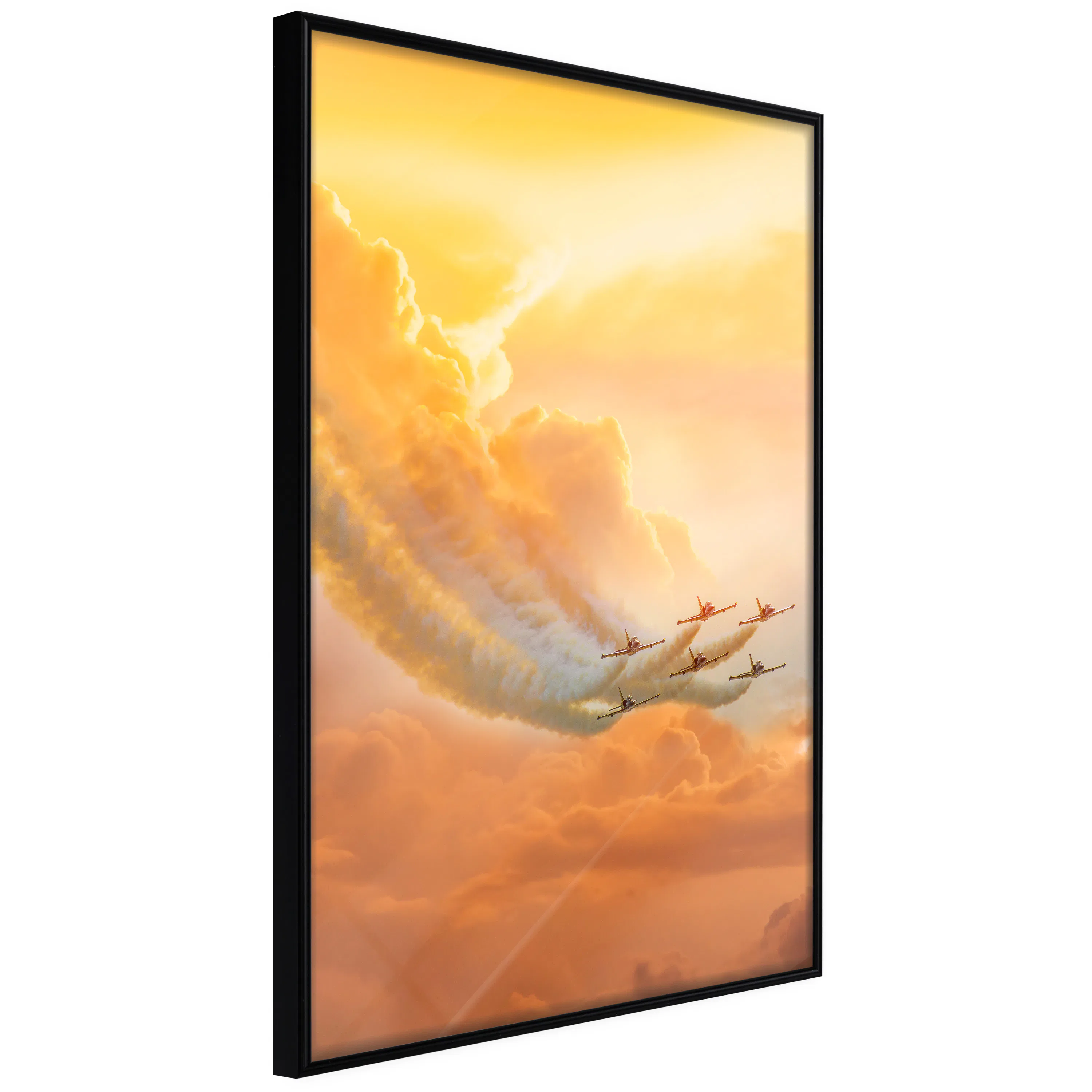 Poster Artgeist Affisch Airplanes in the Clouds