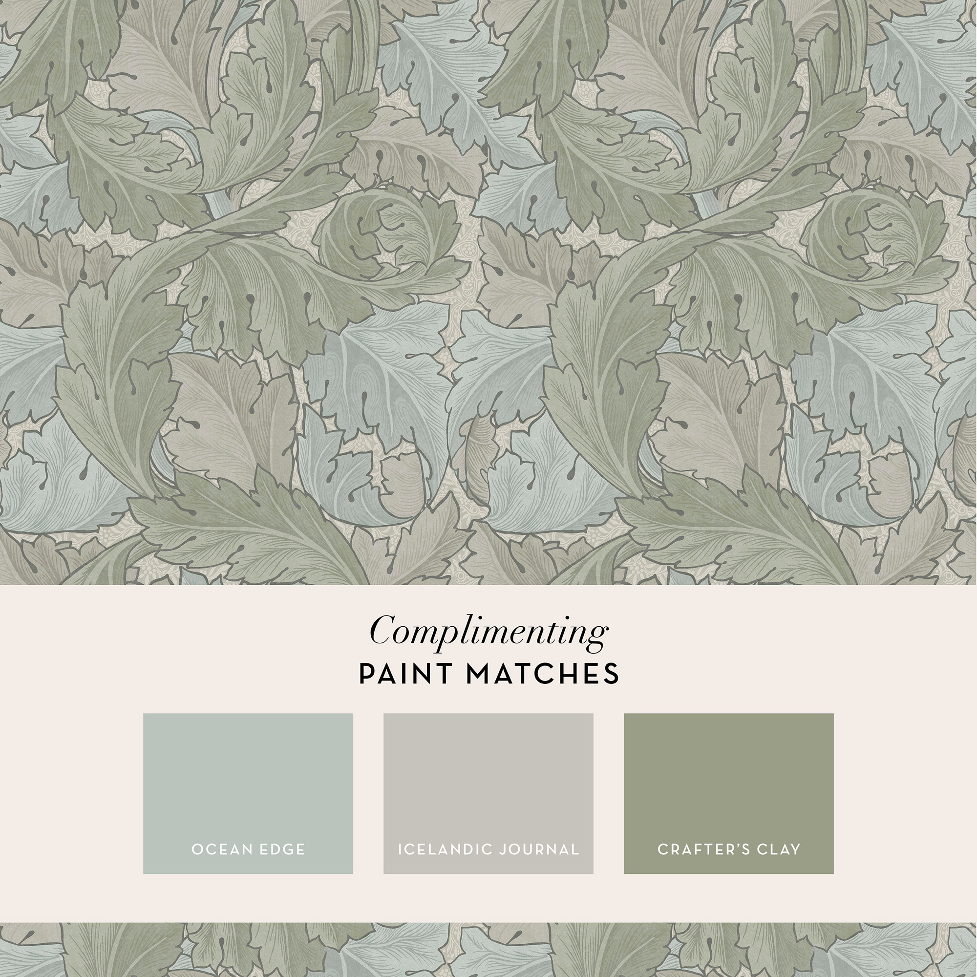 Tapet William Morris At Home Acanthus 124228