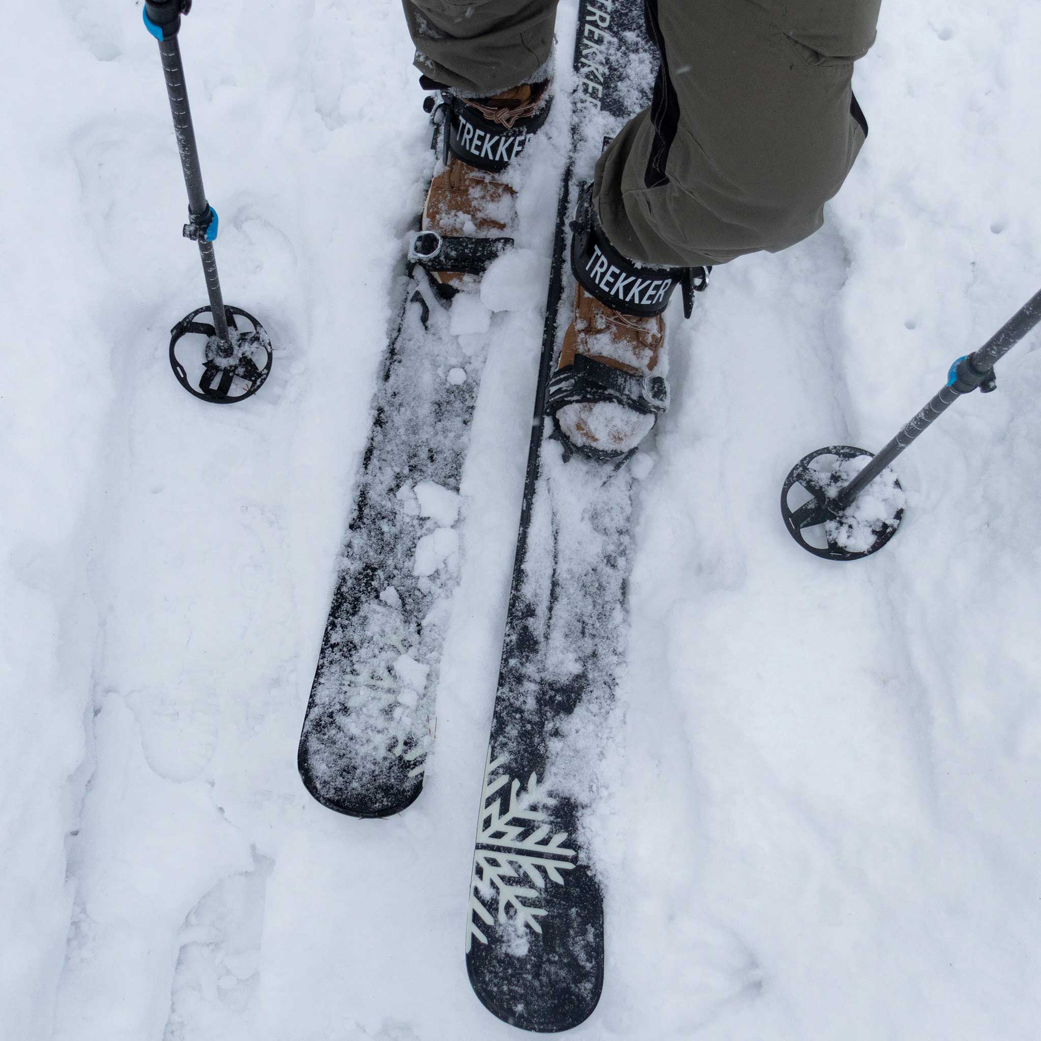 Turskidor Trekker 130 cm Med Bindningar