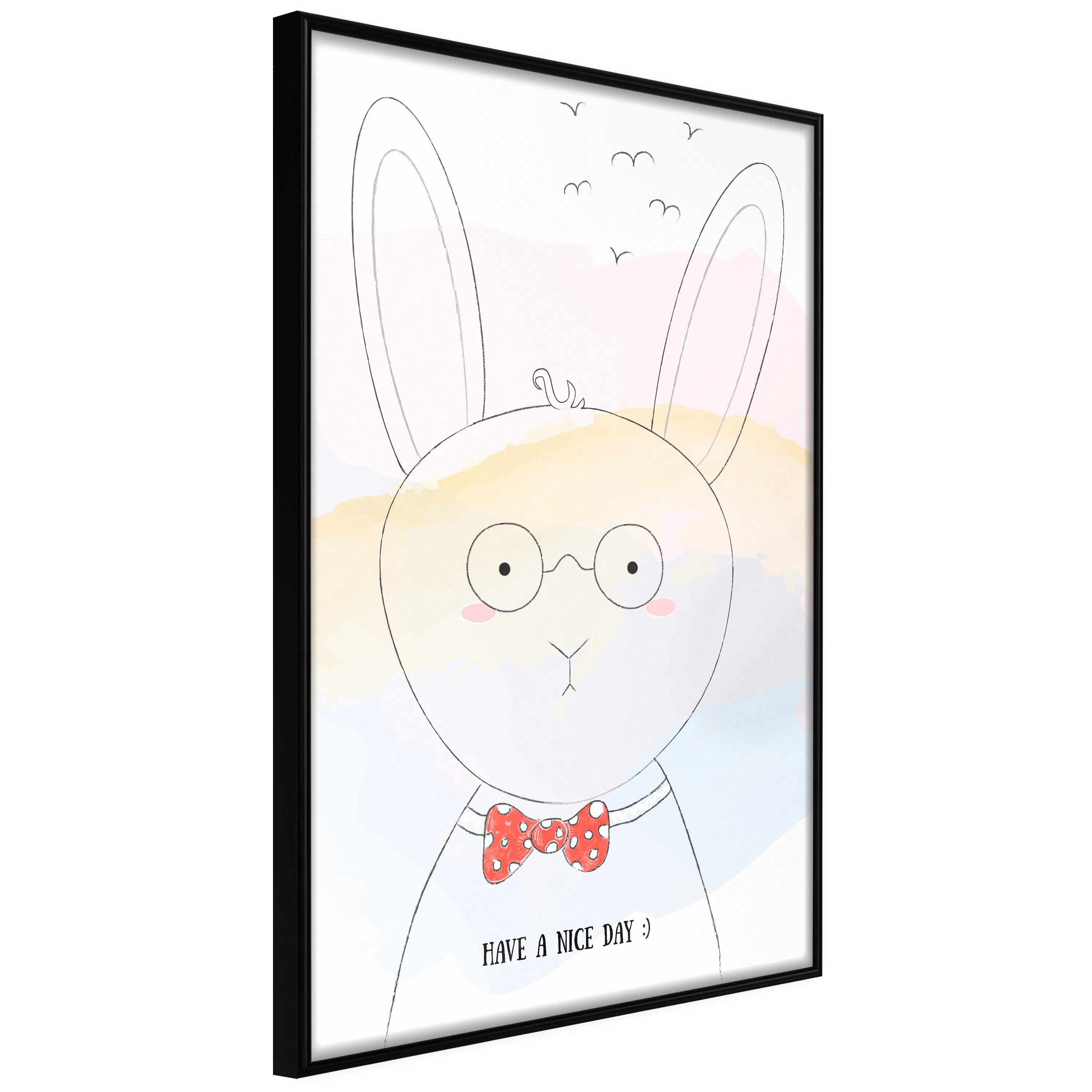 Poster Artgeist Affisch Greetings from Rabbit