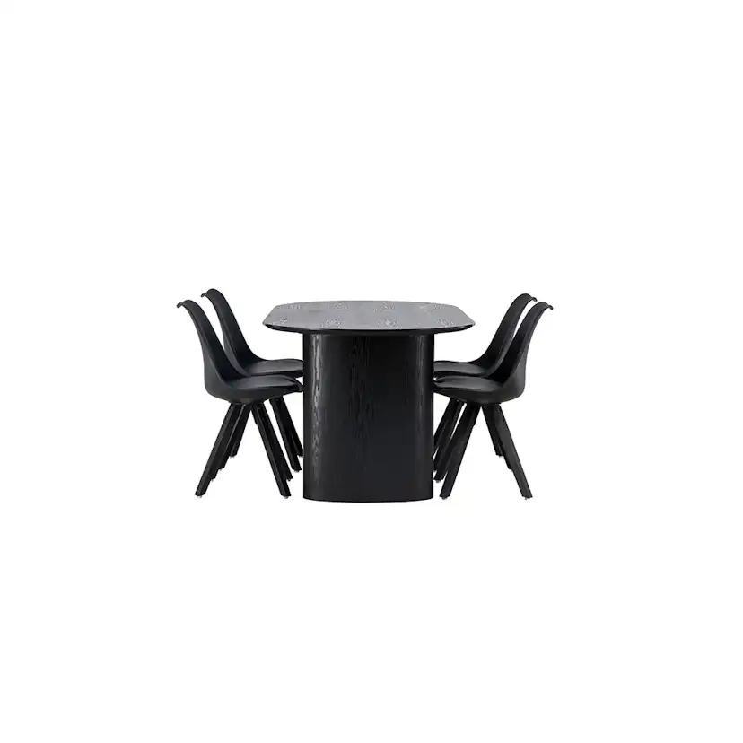 Matgrupp Venture Home Isolde med 4 st Zeno stolar