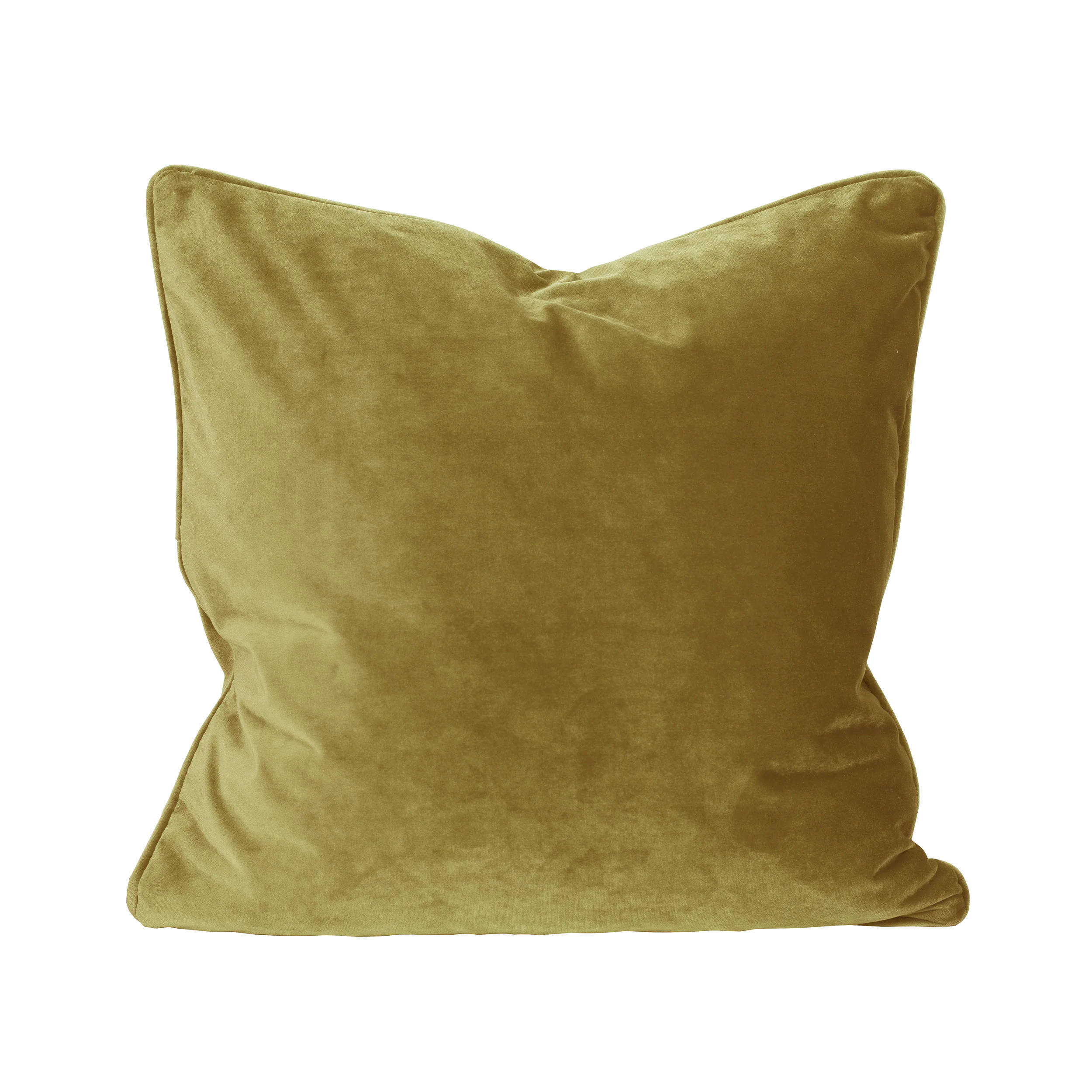KUDDFODRAL SAMMET ELISE Gulgrön, 45x45 cm