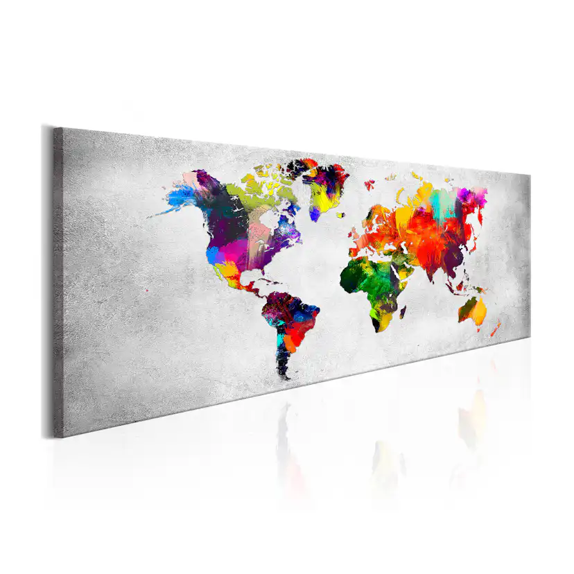 Tavla Arkiio World Map Coloured Revolution