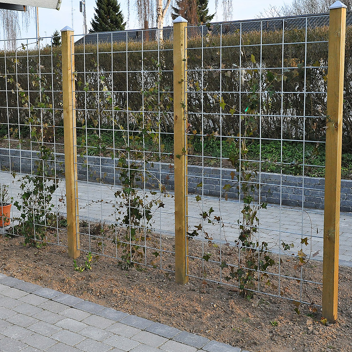 Spalje Hortus 900x1500 mm Galvaniserad Påbyggnadspaket