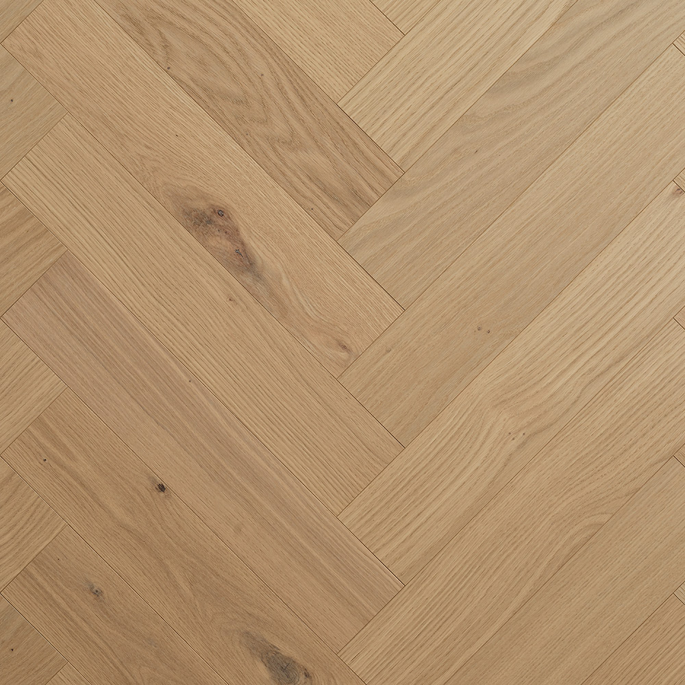Parkettgolv Moland Super Ek Herringbone Brisbane White Oak 1-Stav
