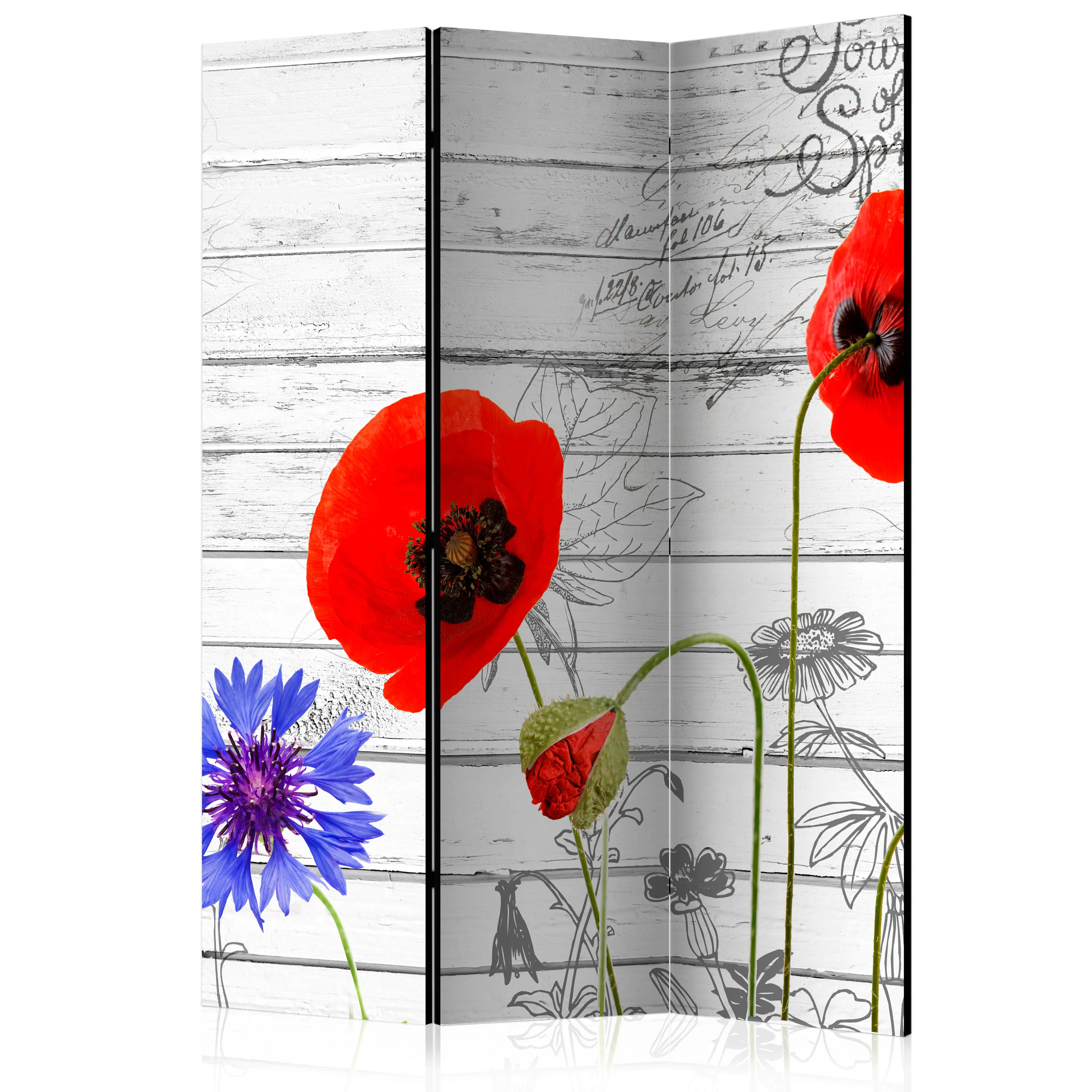 Rumsavdelare Arkiio Wildflowers 135x172 cm