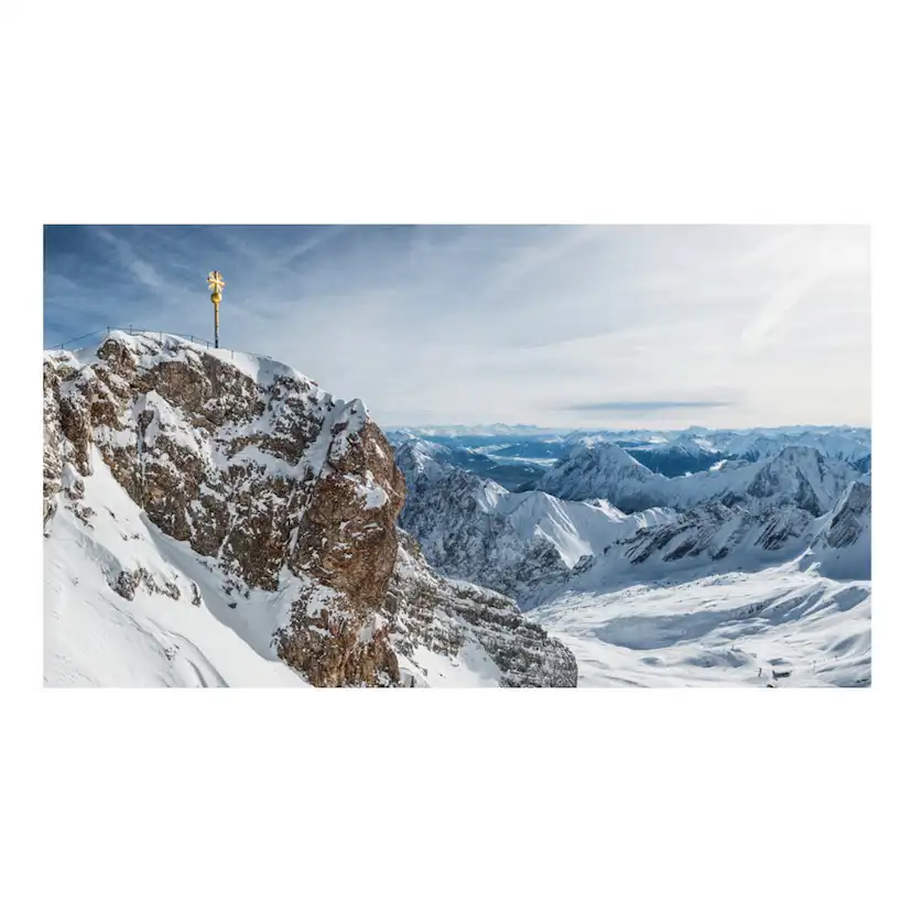 Fototapet Arkiio Självhäftande Winter In Zugspitze 490x280