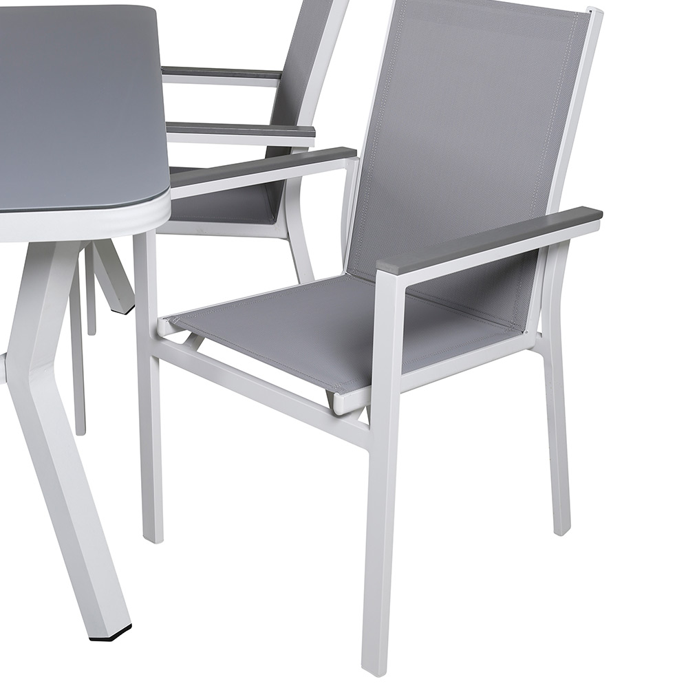 Matgrupp Venture Home Vyn med 4 Parma Matstolar
