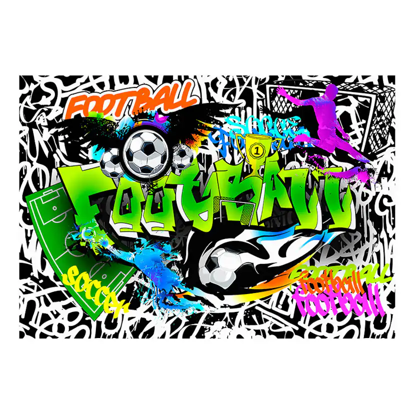 Fototapet Arkiio Football Graffiti