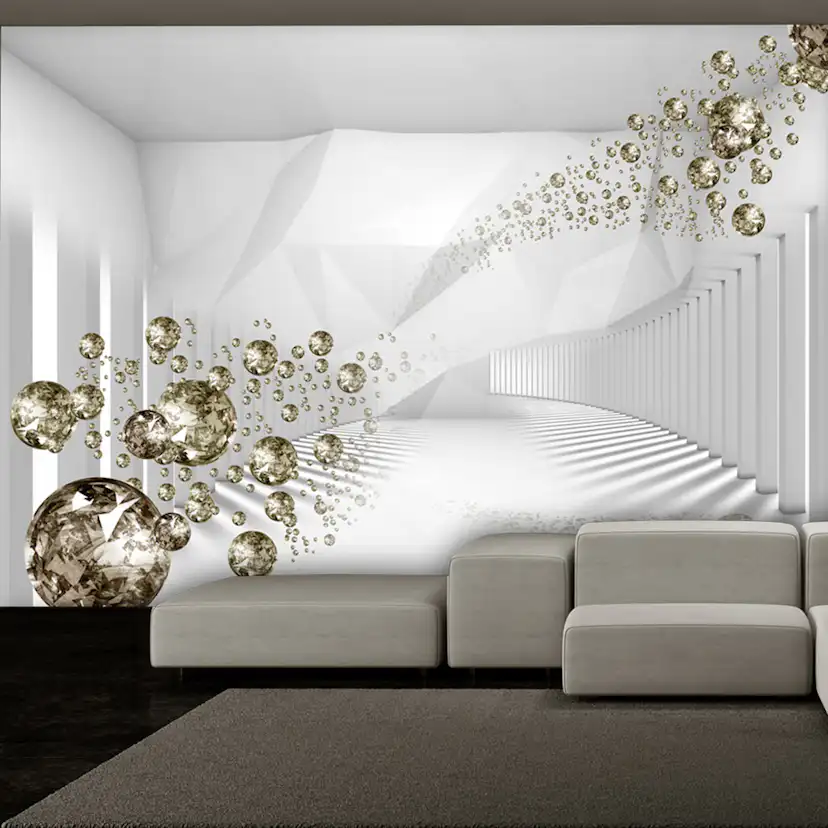 Fototapet Arkiio Diamond Corridor Grey