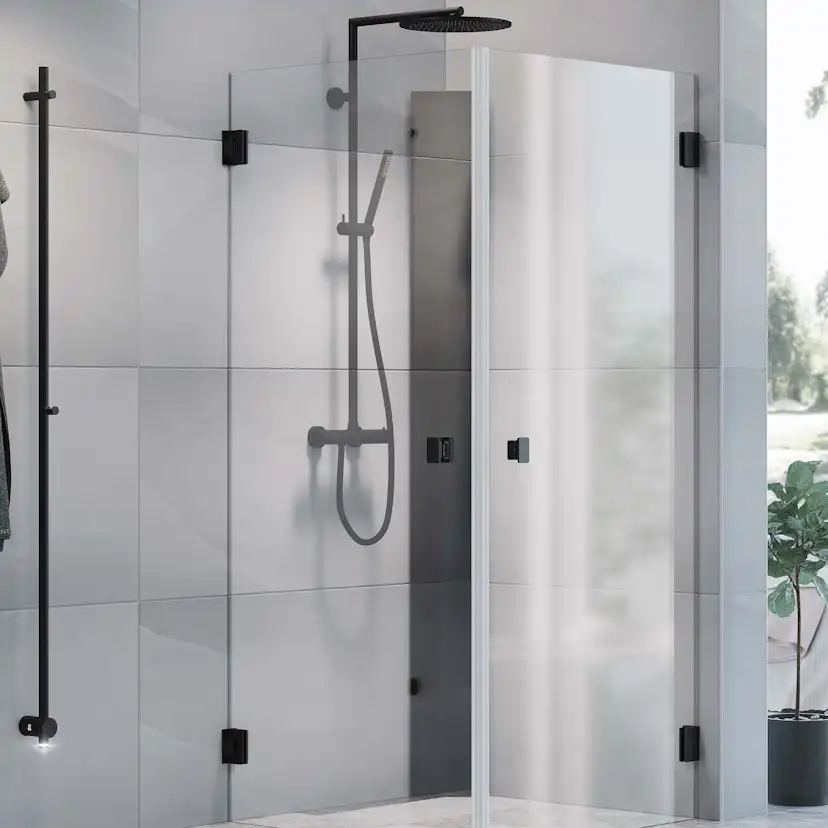 Hide black black 1990mm Svart, 215x130x1990