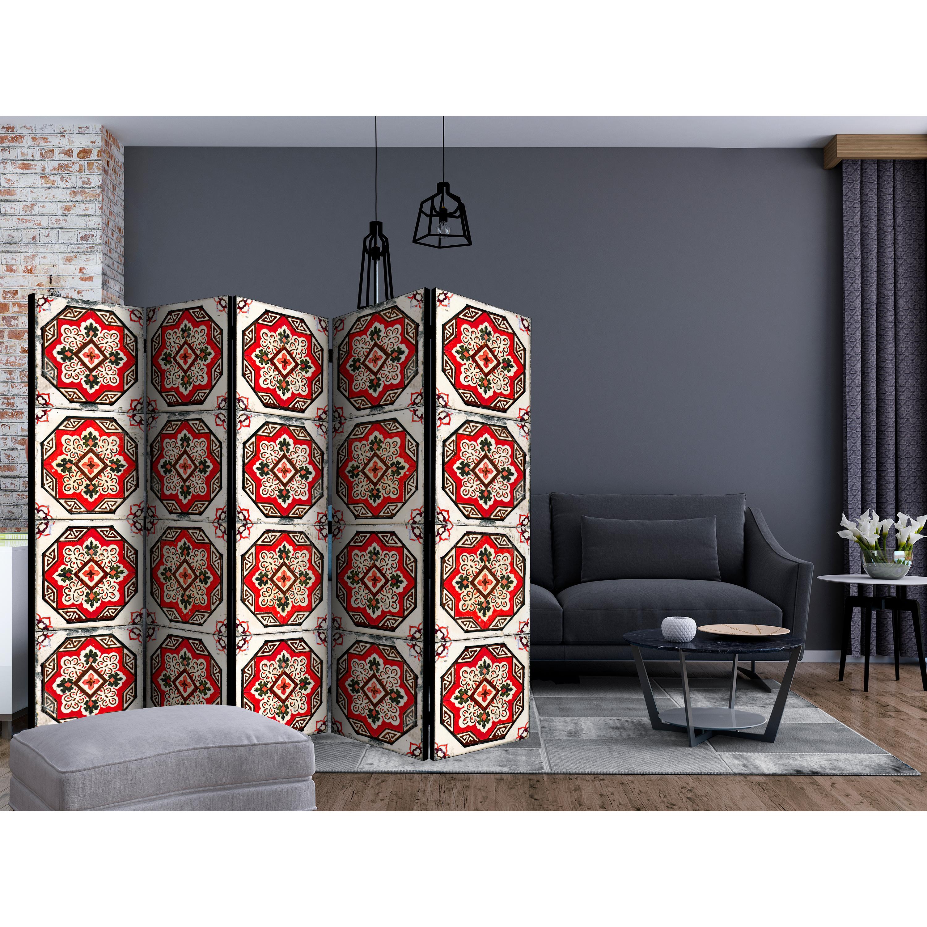 Rumsavdelare Arkiio Dance of Red Line II 225x172 cm
